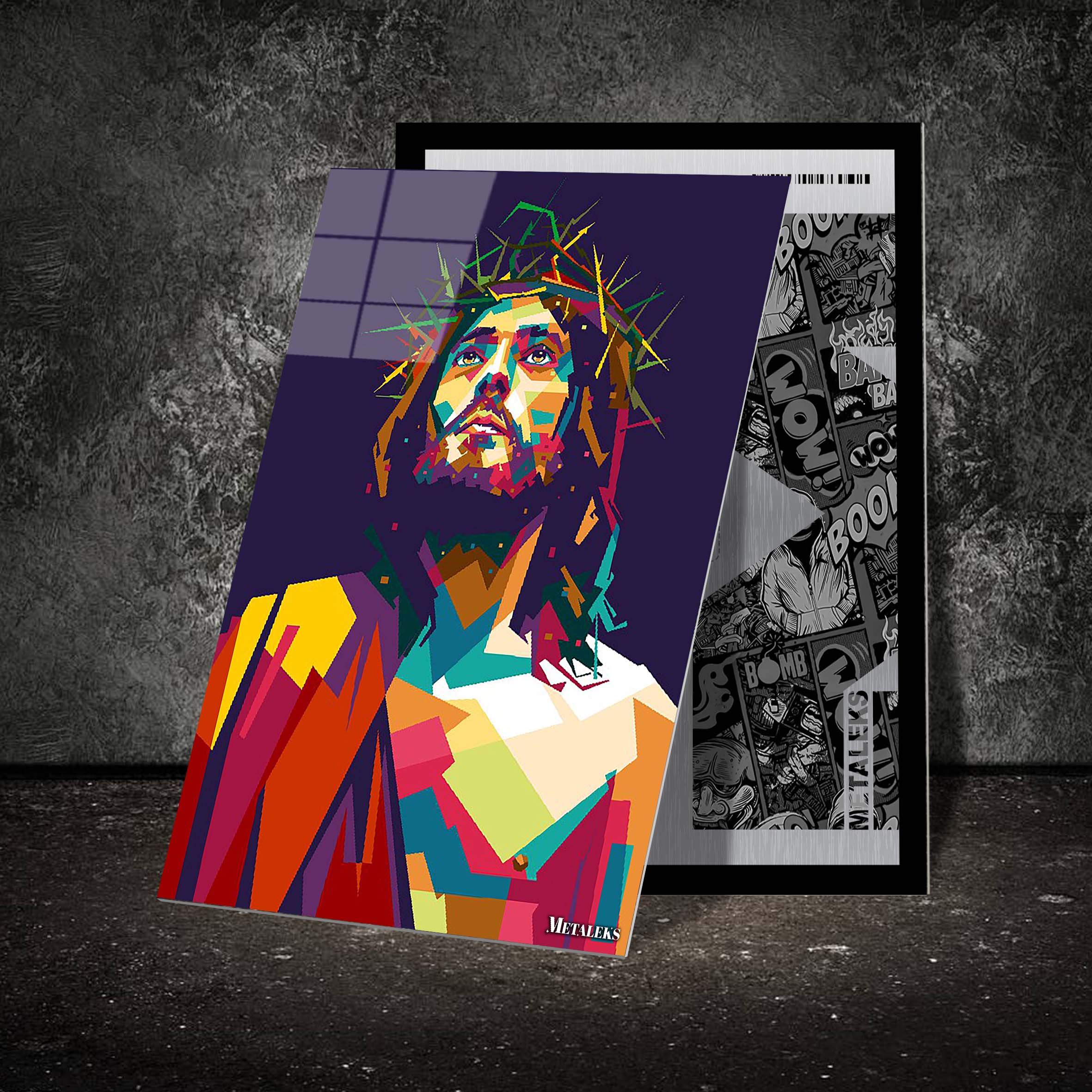 jesus christ WPAP-designed by @zhian ramadhan B10