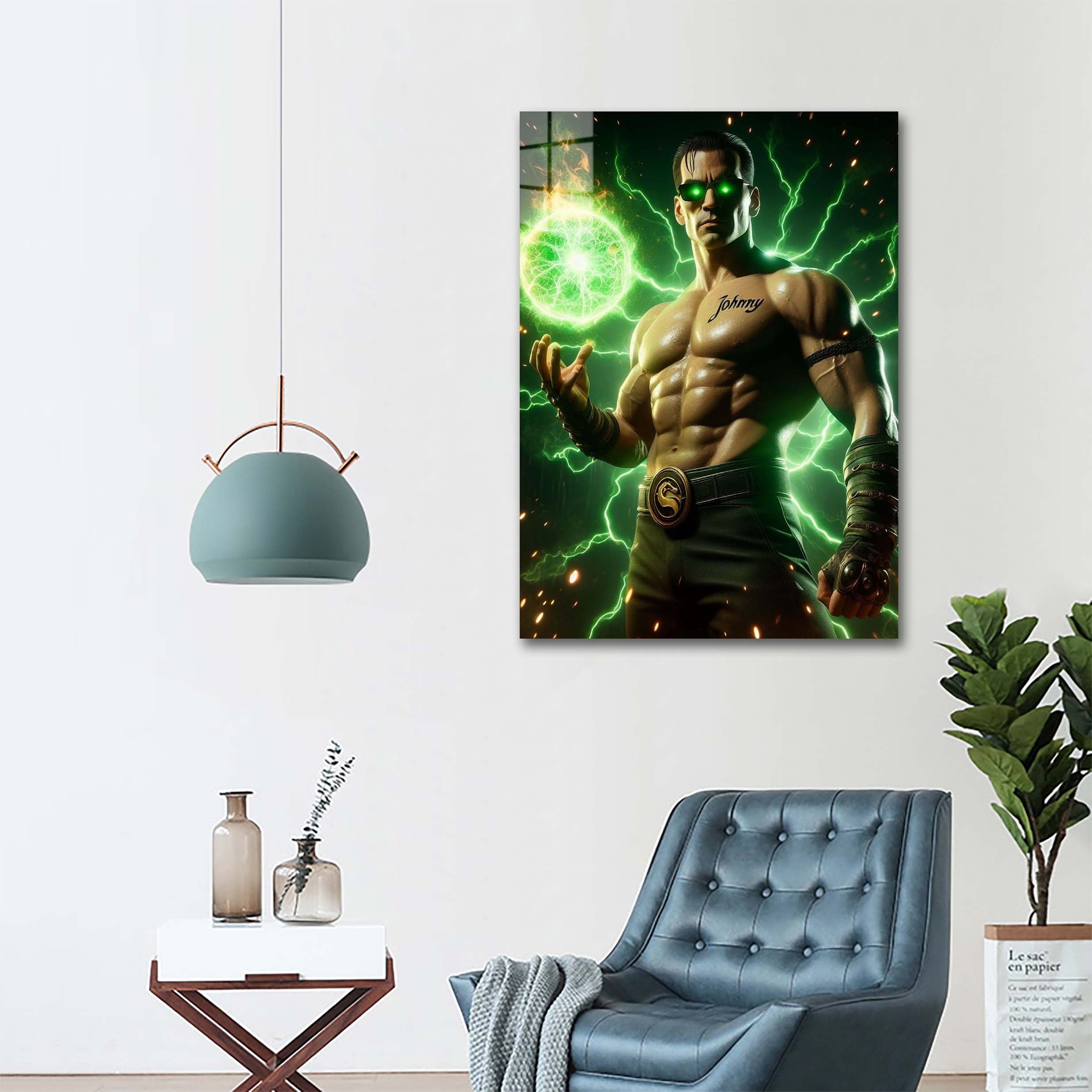 johnny cage-designed by @neonworld