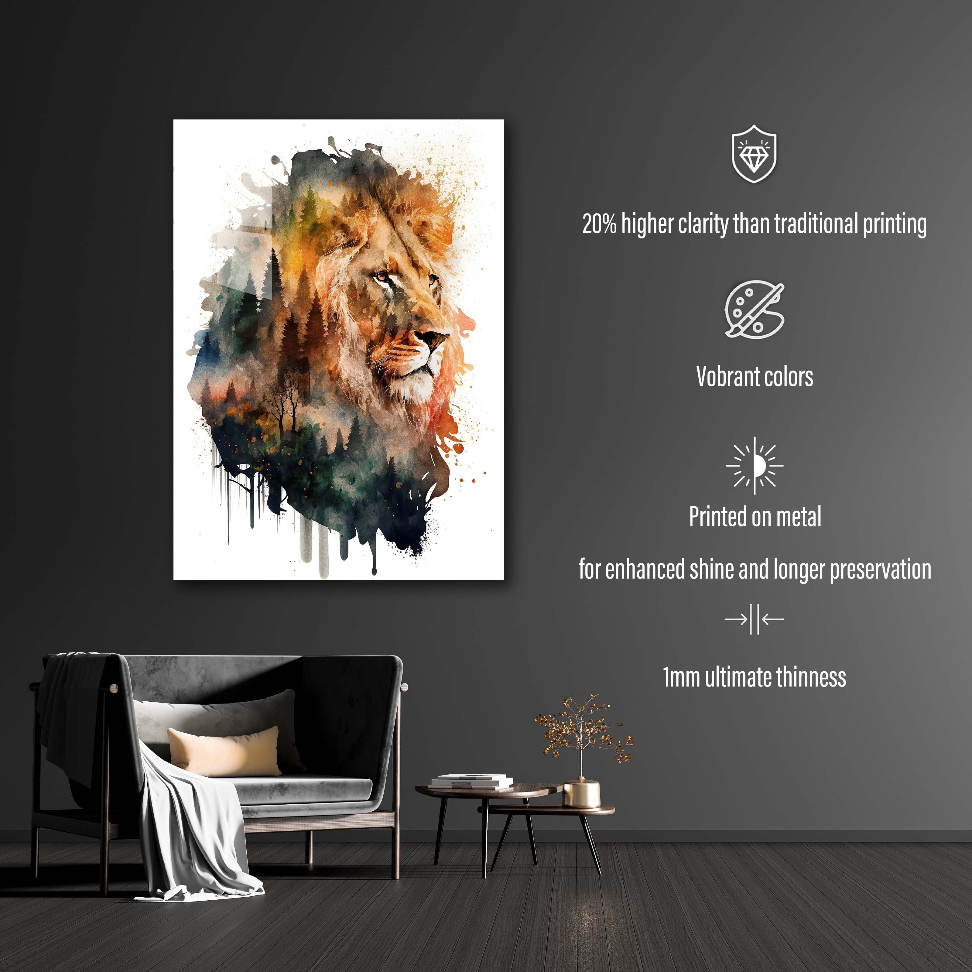 king lion-designed by @elzart_gallery