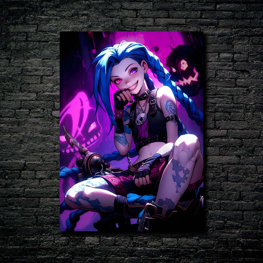 laughing jinx-designed by @By_Monkai