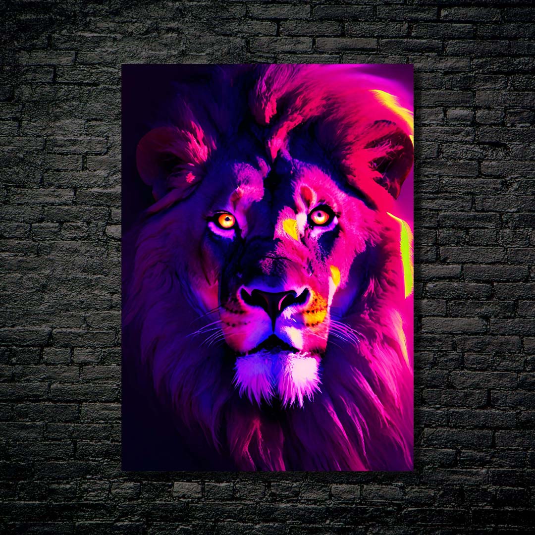 lion king of the jungle-designed by @DynCreative