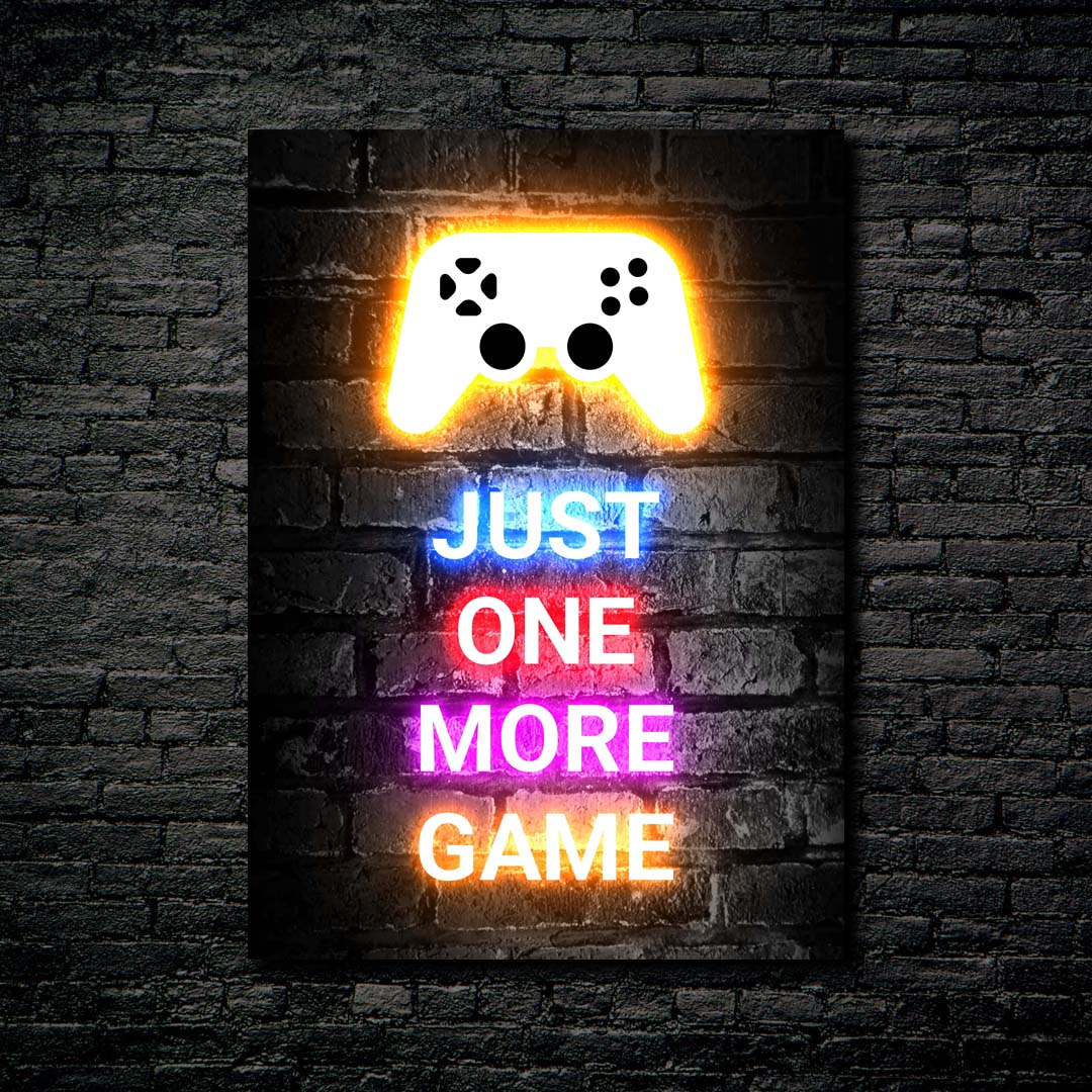 text game neon-designed by @Dayo Art
