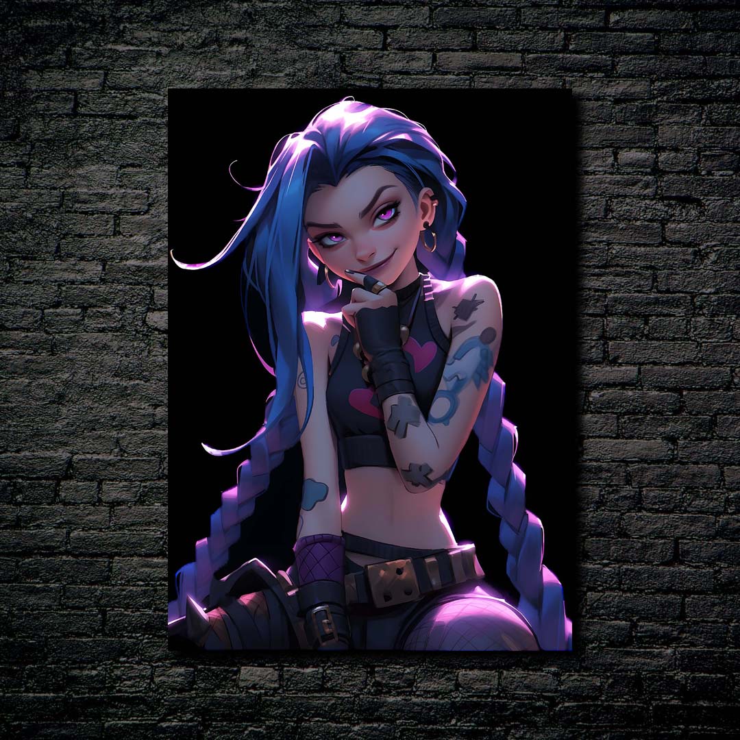 thinking jinx-designed by @By_Monkai