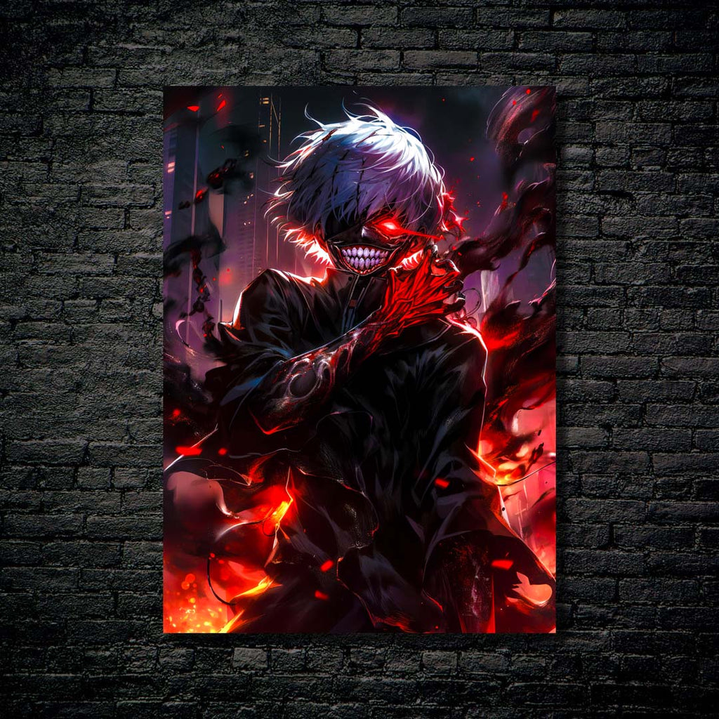 Tokyo Ghoul v3-Artwork by @Ai_inkdreams