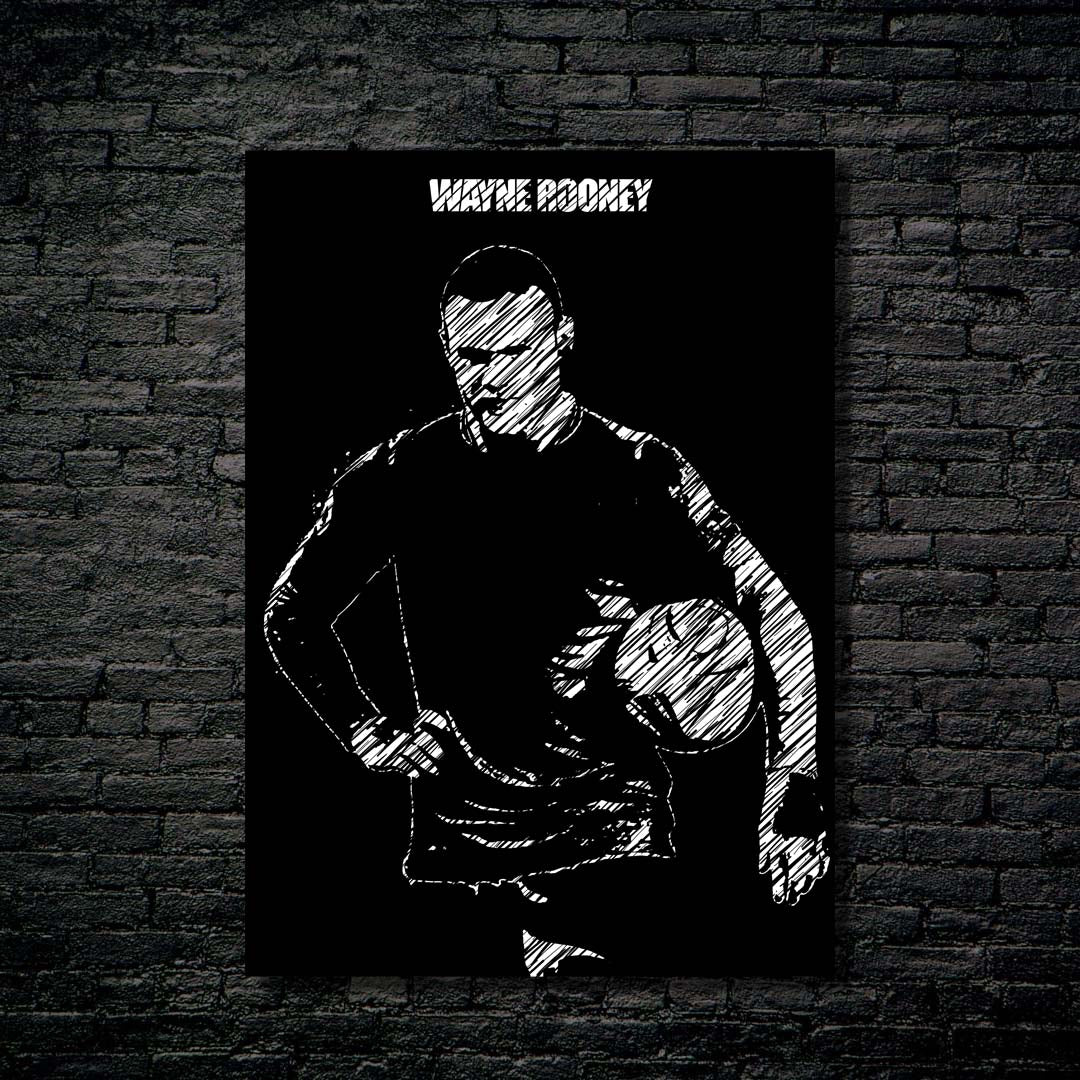 wayne rooney-designed by @ReskLucky