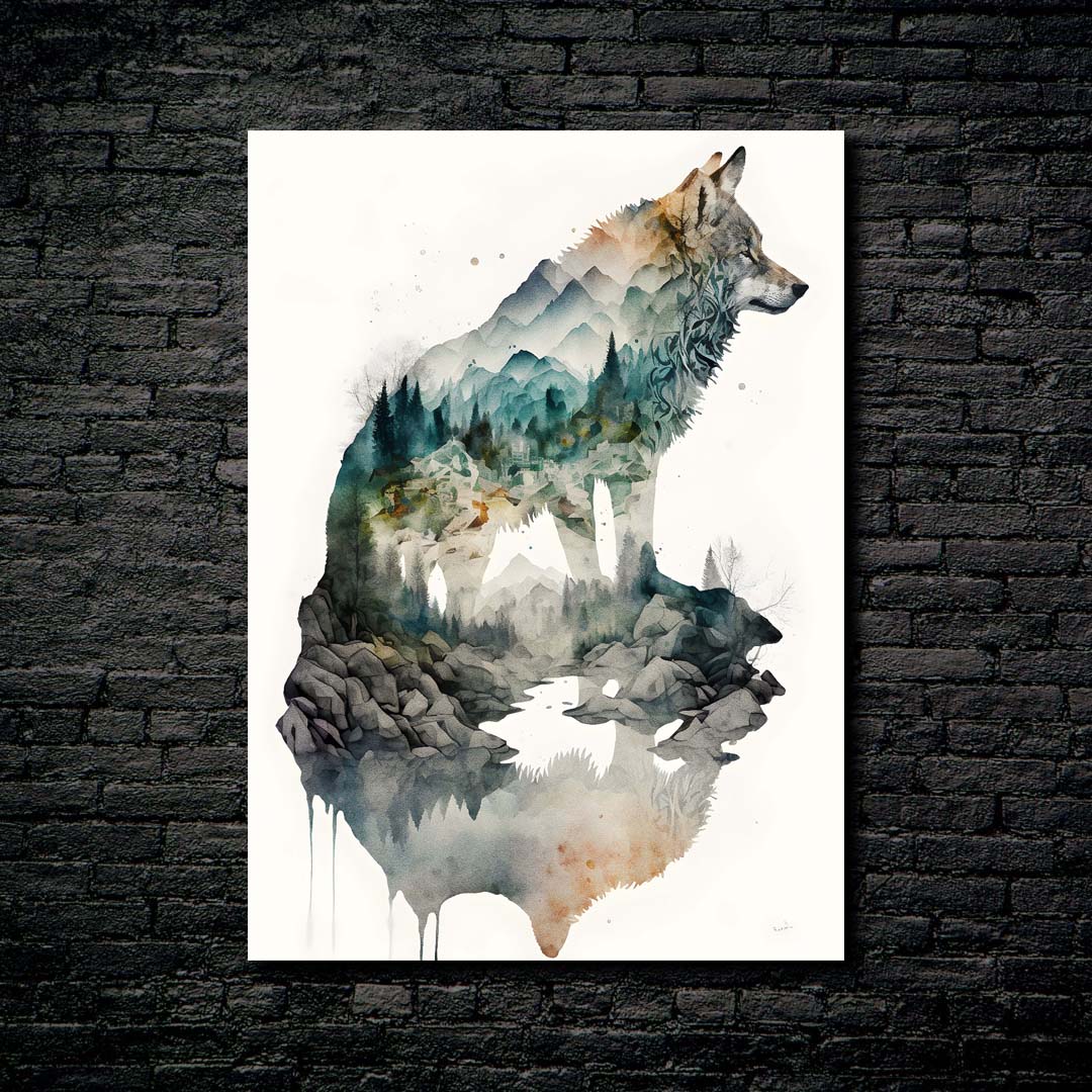 wolf nature-designed by @elzart_gallery
