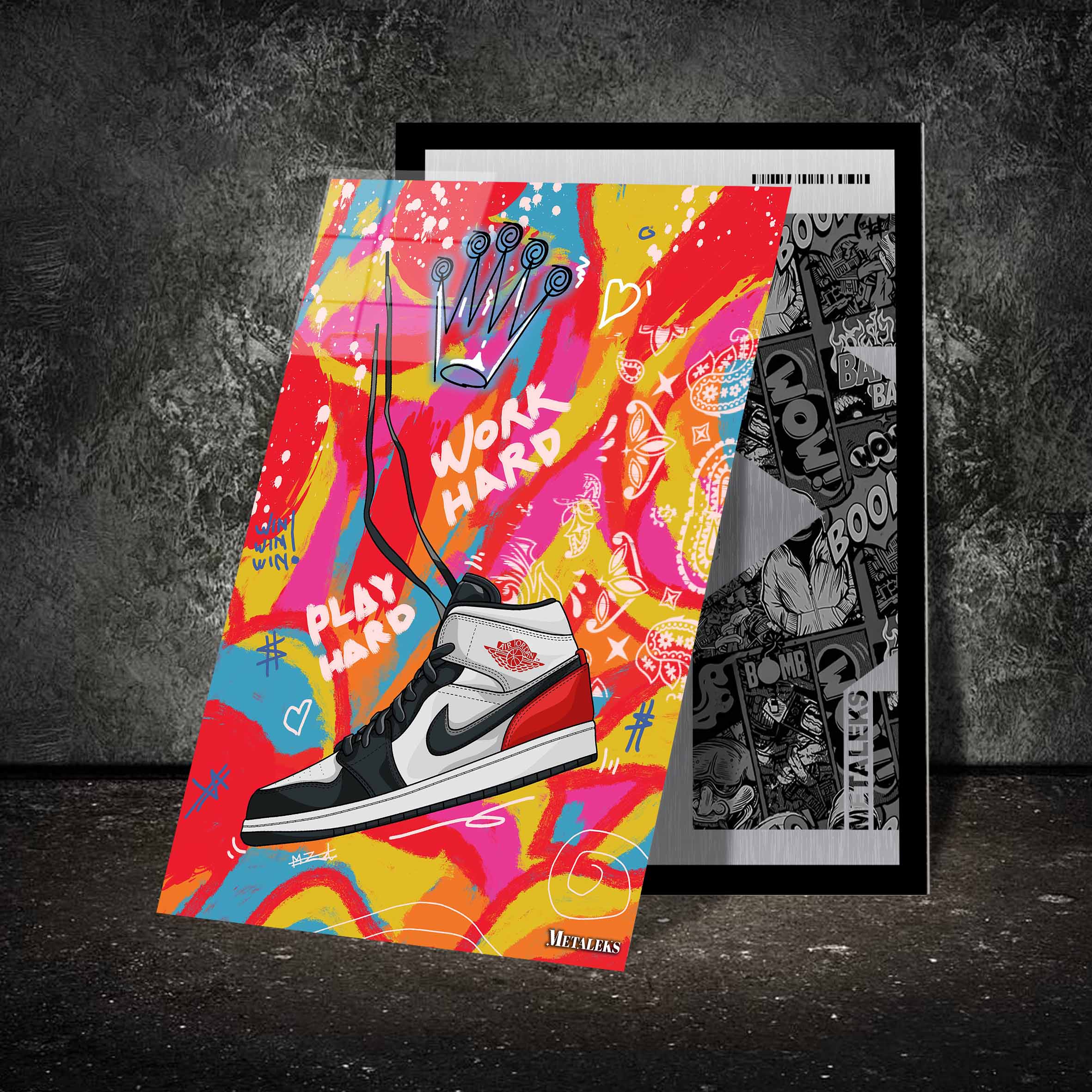 Sneakers Pop Art-designed by @Mildwords.12