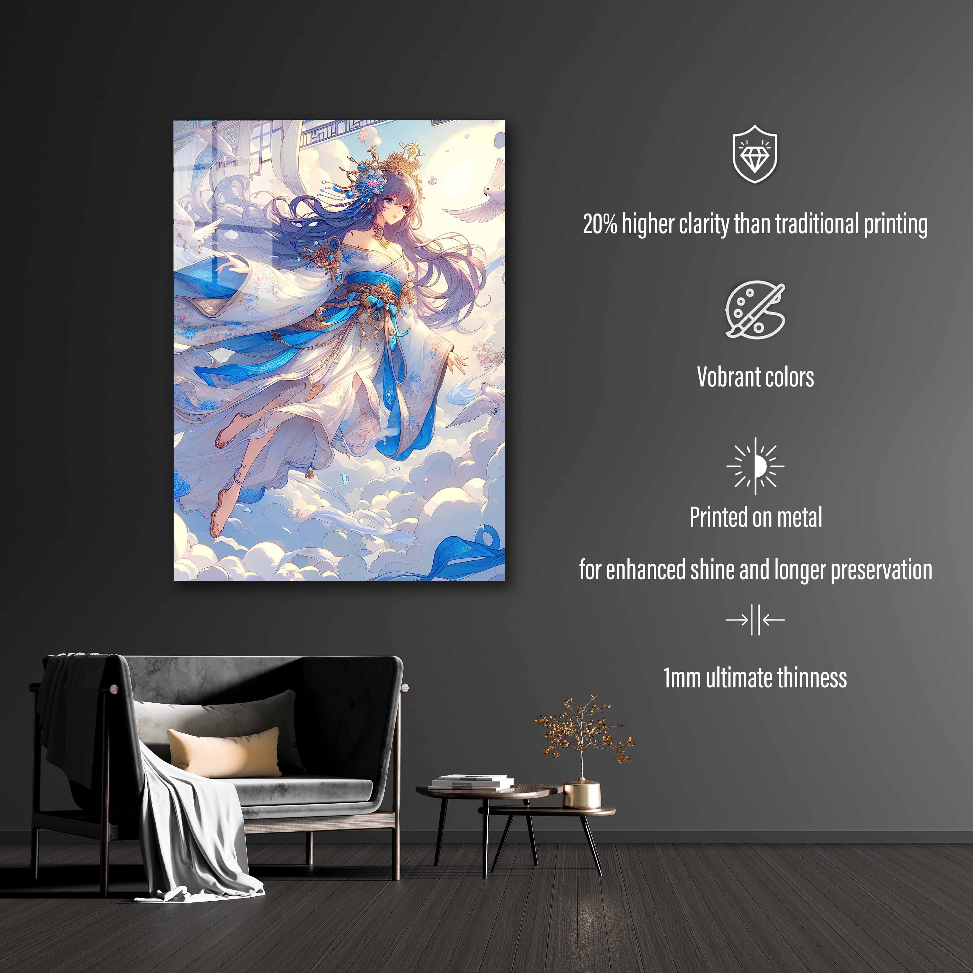 Anime goddess -designed by @RITVIK TAKKAR