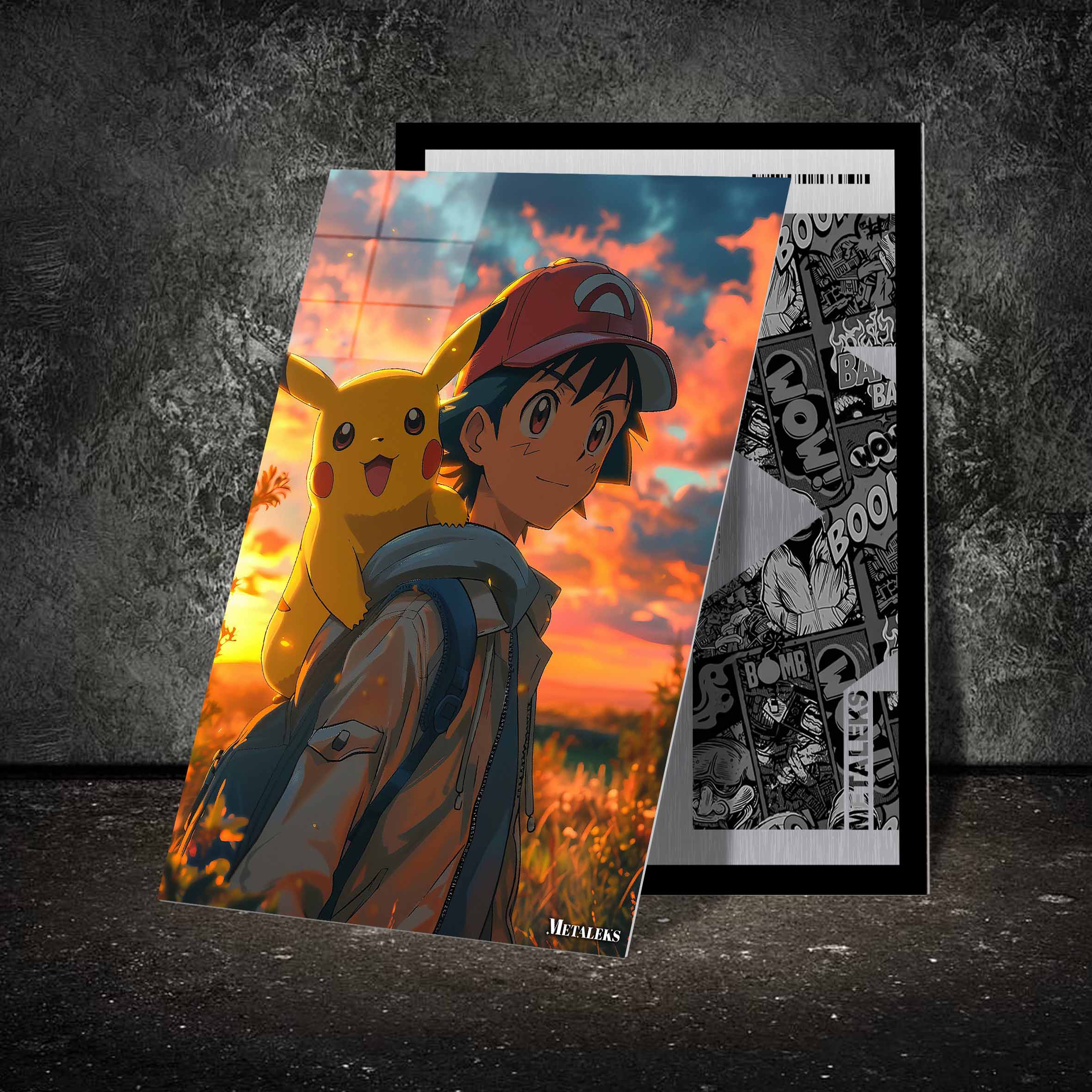 Ash and Pikachu's Love 1 - Pokemon-designed by @Artfinity