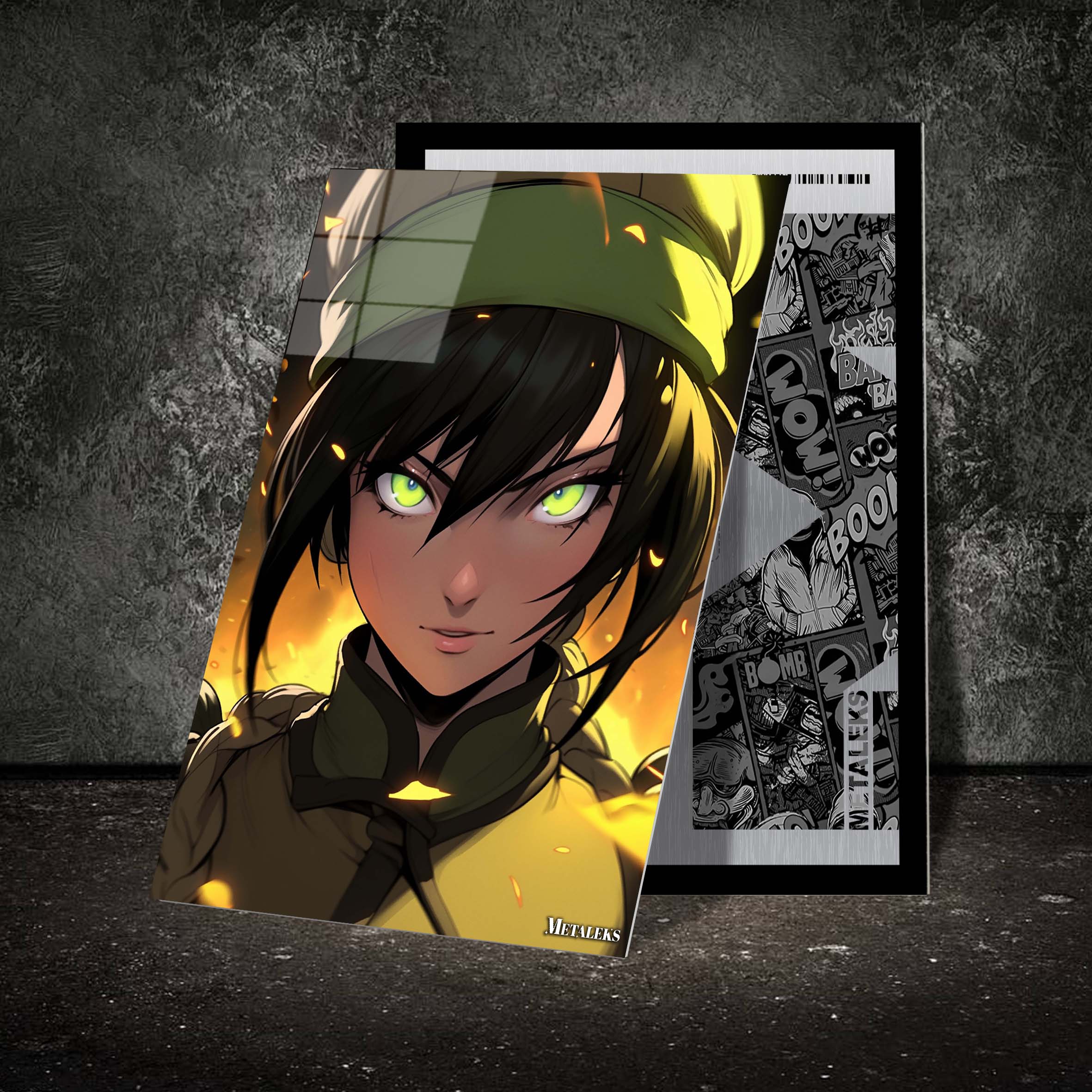Blind Bandit's Legacy_ Toph's Journey Beyond the Arena-designed by @theanimecrossover