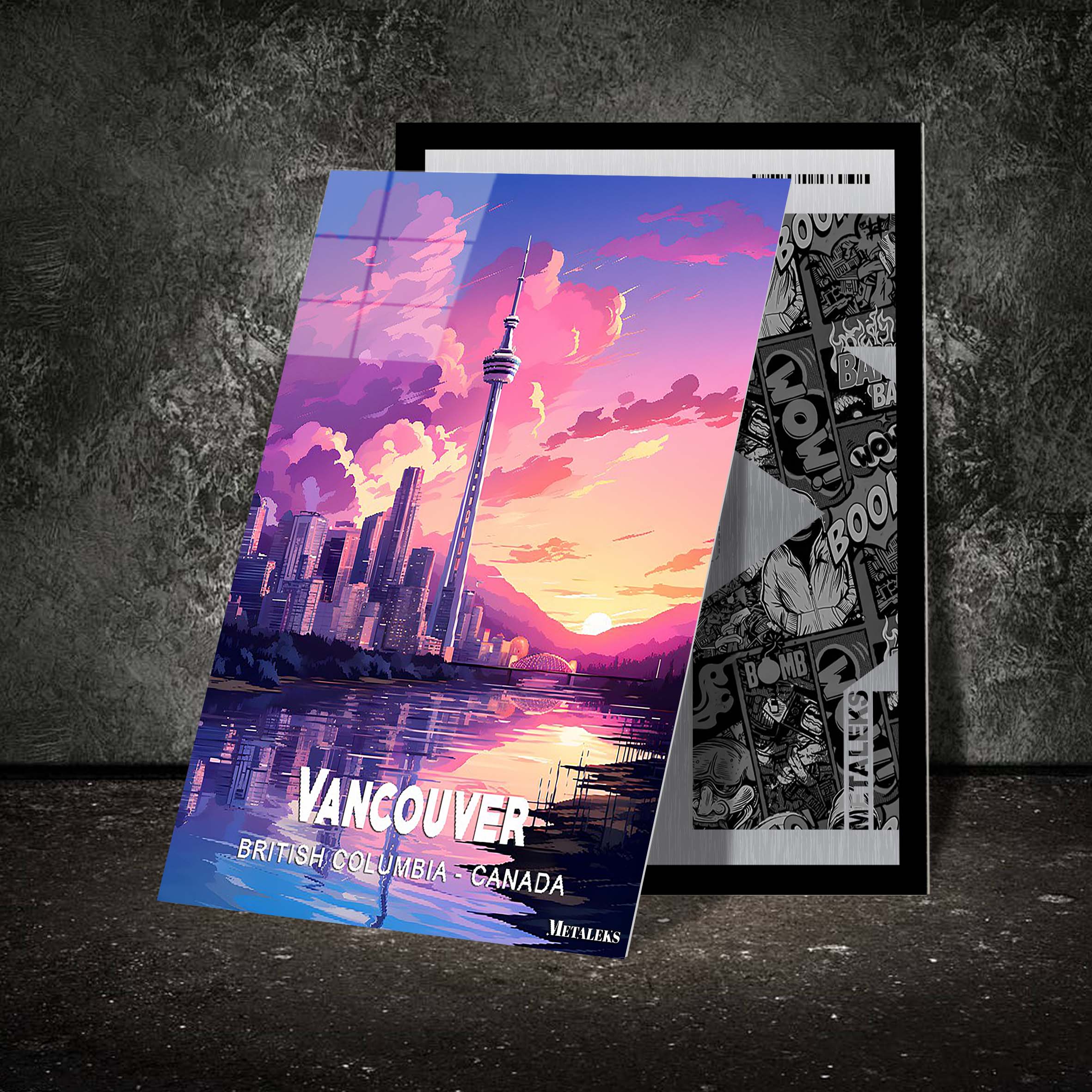 Canada - Vancouver-designed by @Travel Poster AI