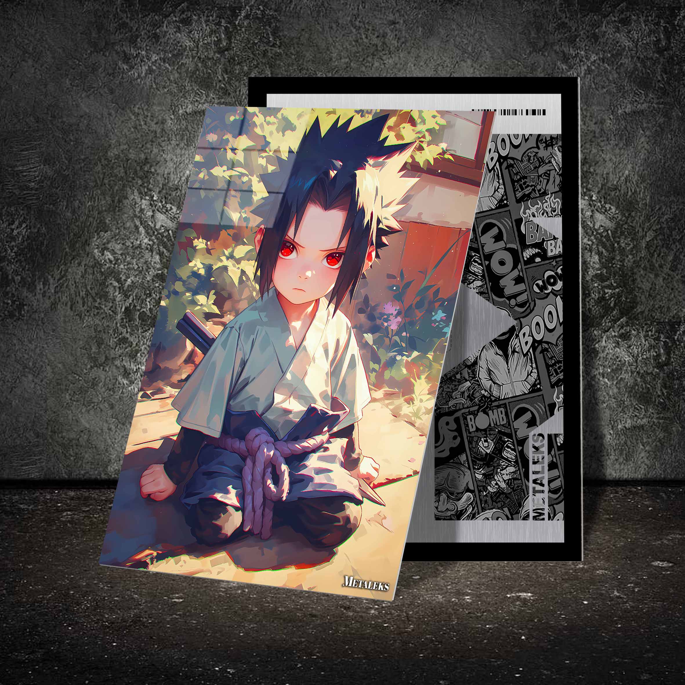 Child Sasuke Uchiha 2 - Naruto-designed by @flux_ani