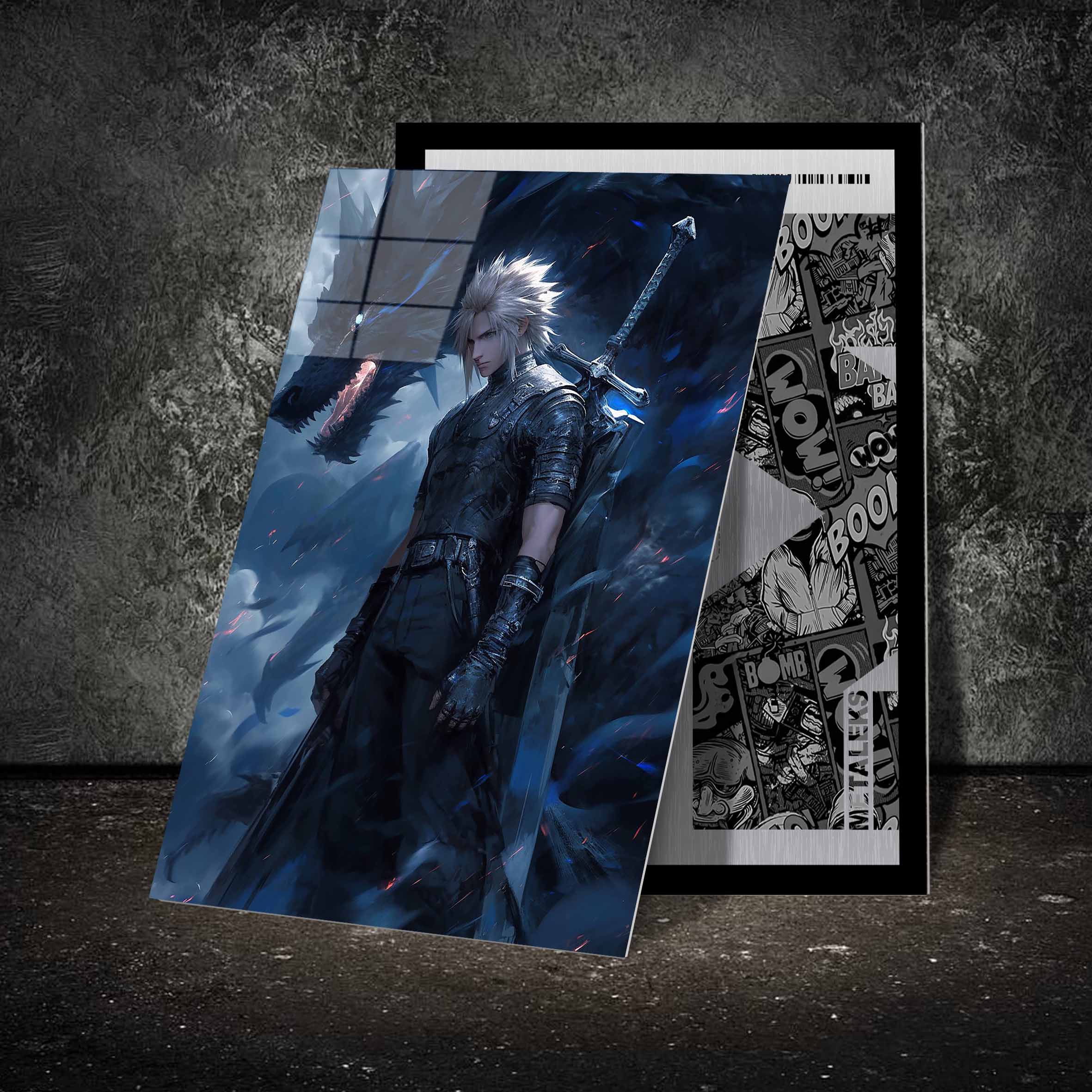 Cloud Strife Final Fantasy-designed by @Imagine.Insanity