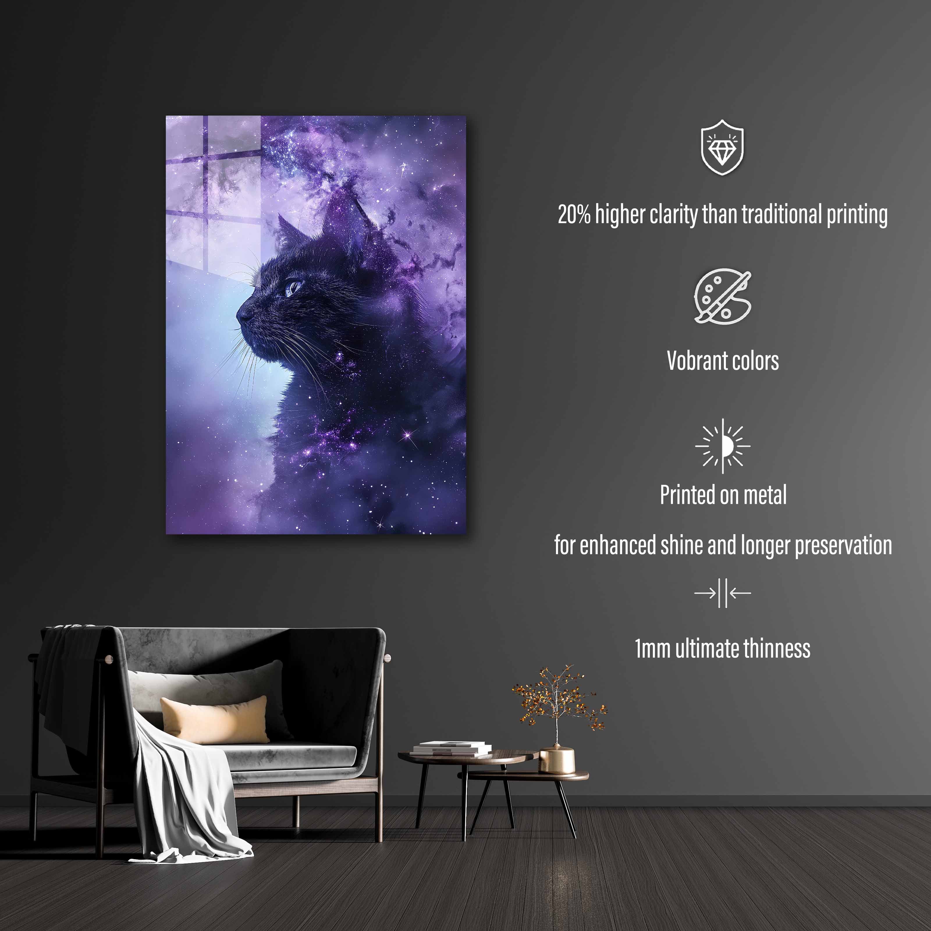 Cosmic Nebula Black Cat-designed by @HyperArt