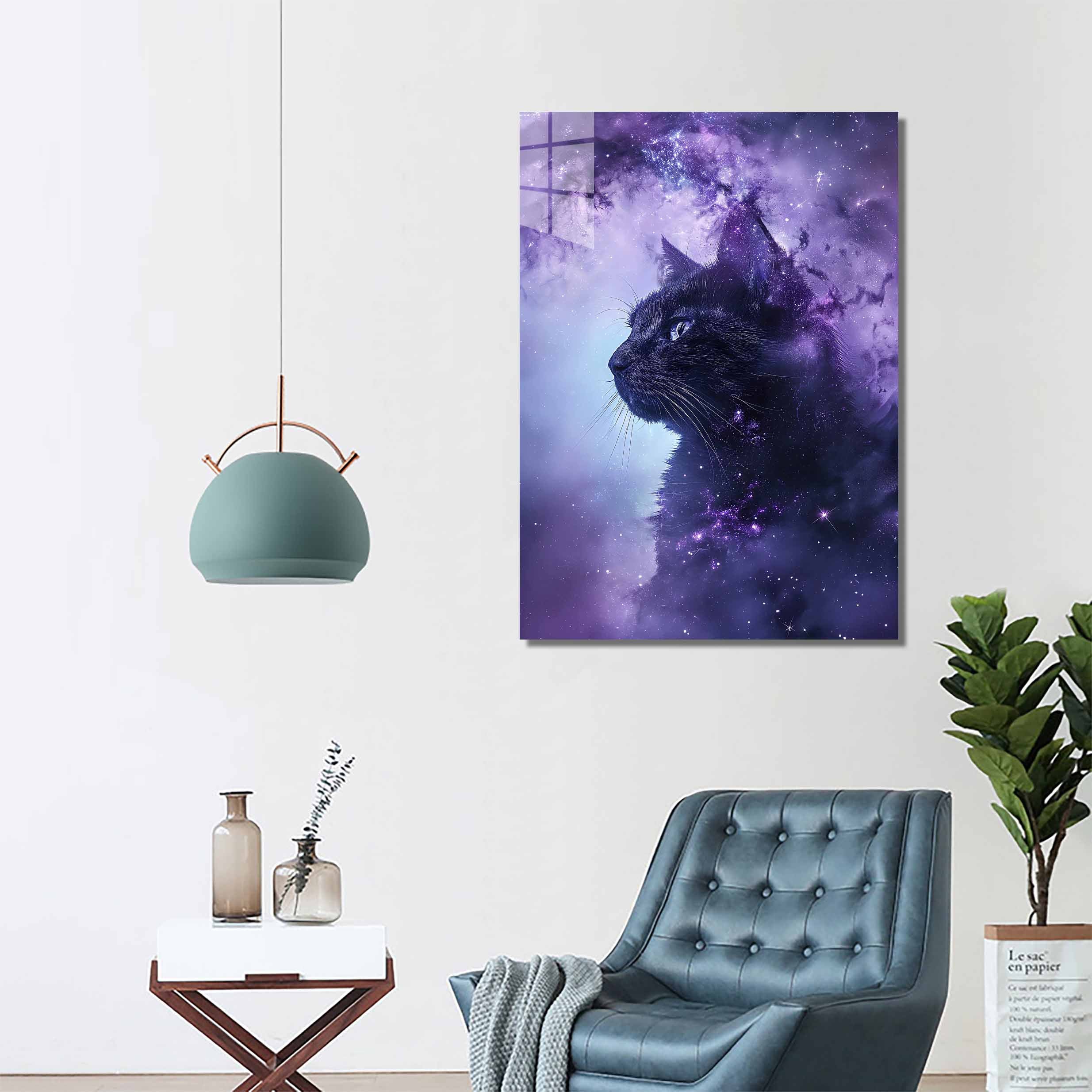 Cosmic Nebula Black Cat-designed by @HyperArt