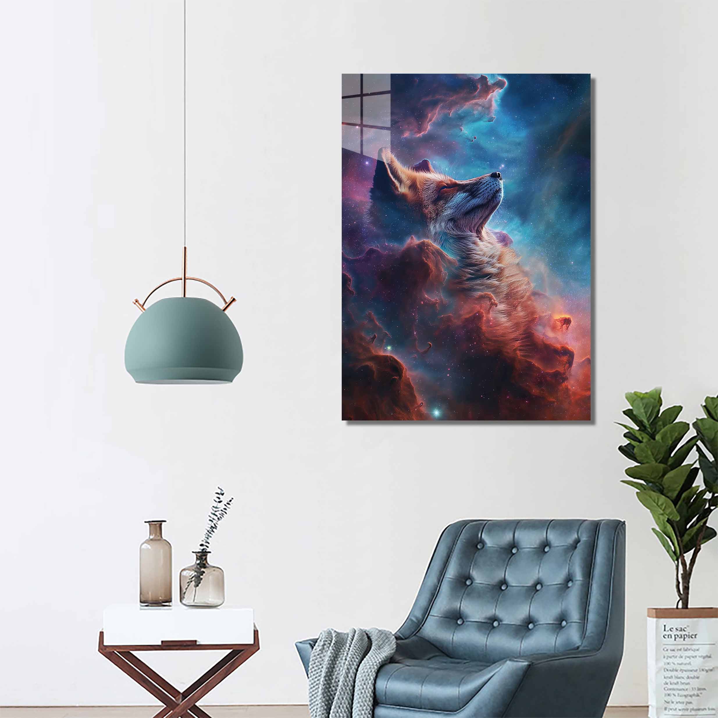 Cosmic Nebula Fox-designed by @HyperArt