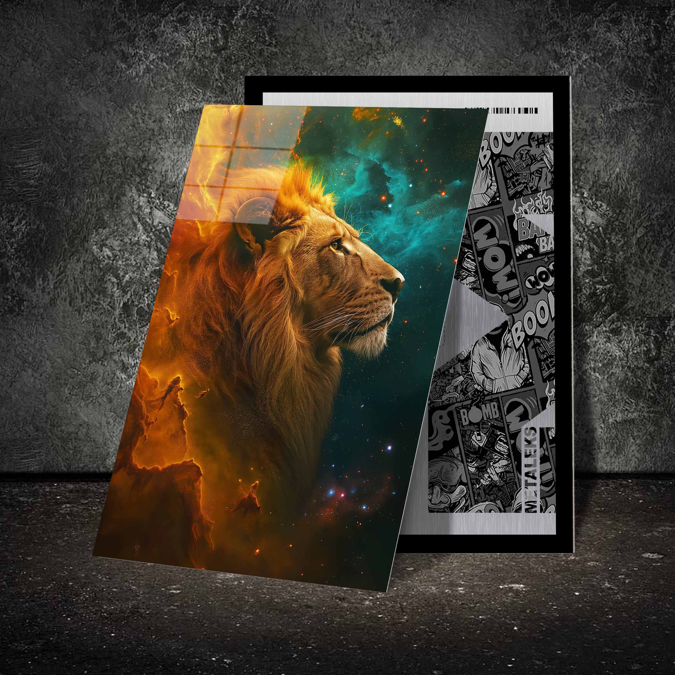 Cosmic Nebula Lion-designed by @HyperArt