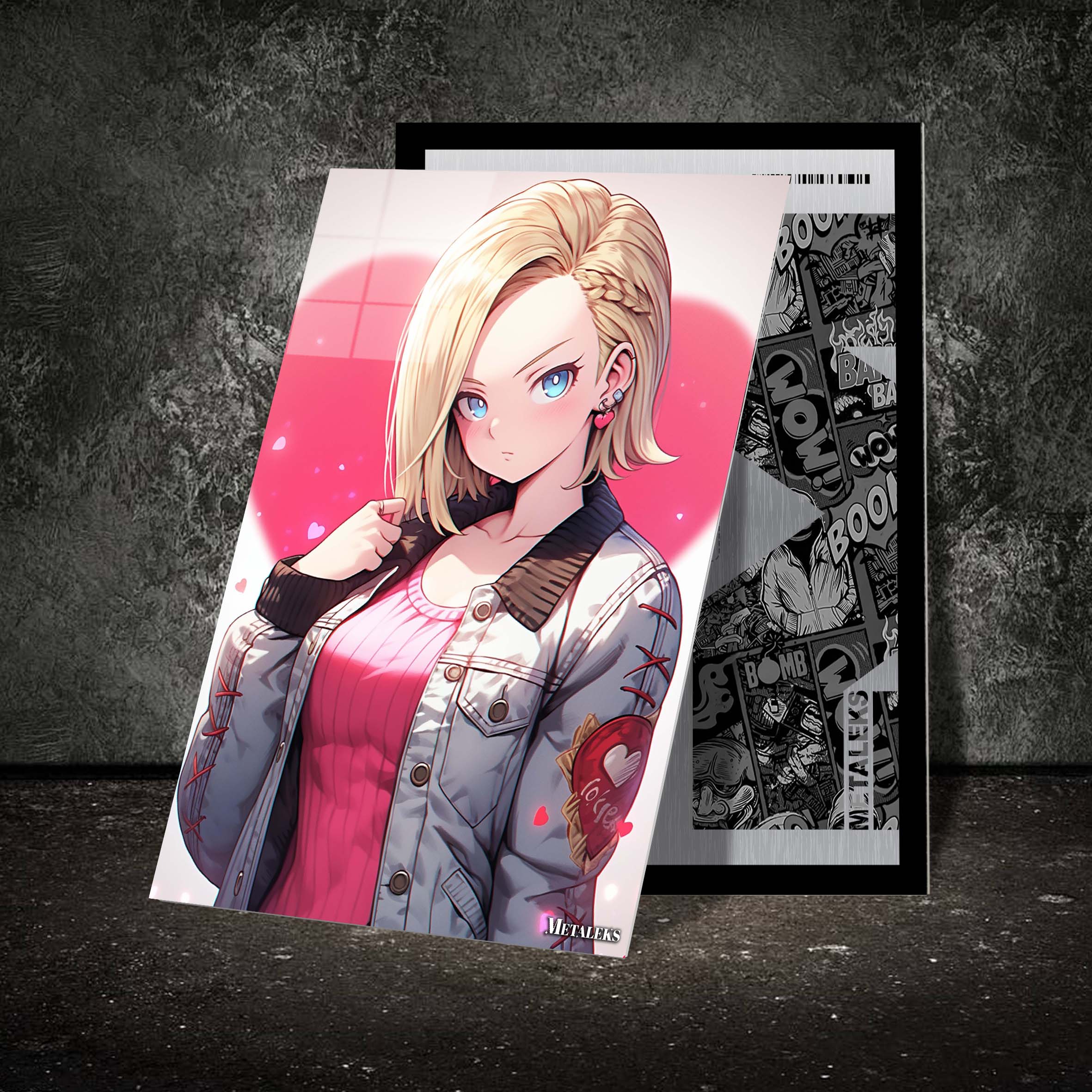 Cybernetic Symphony_ Android 18's Silent Adventure-designed by @theanimecrossover