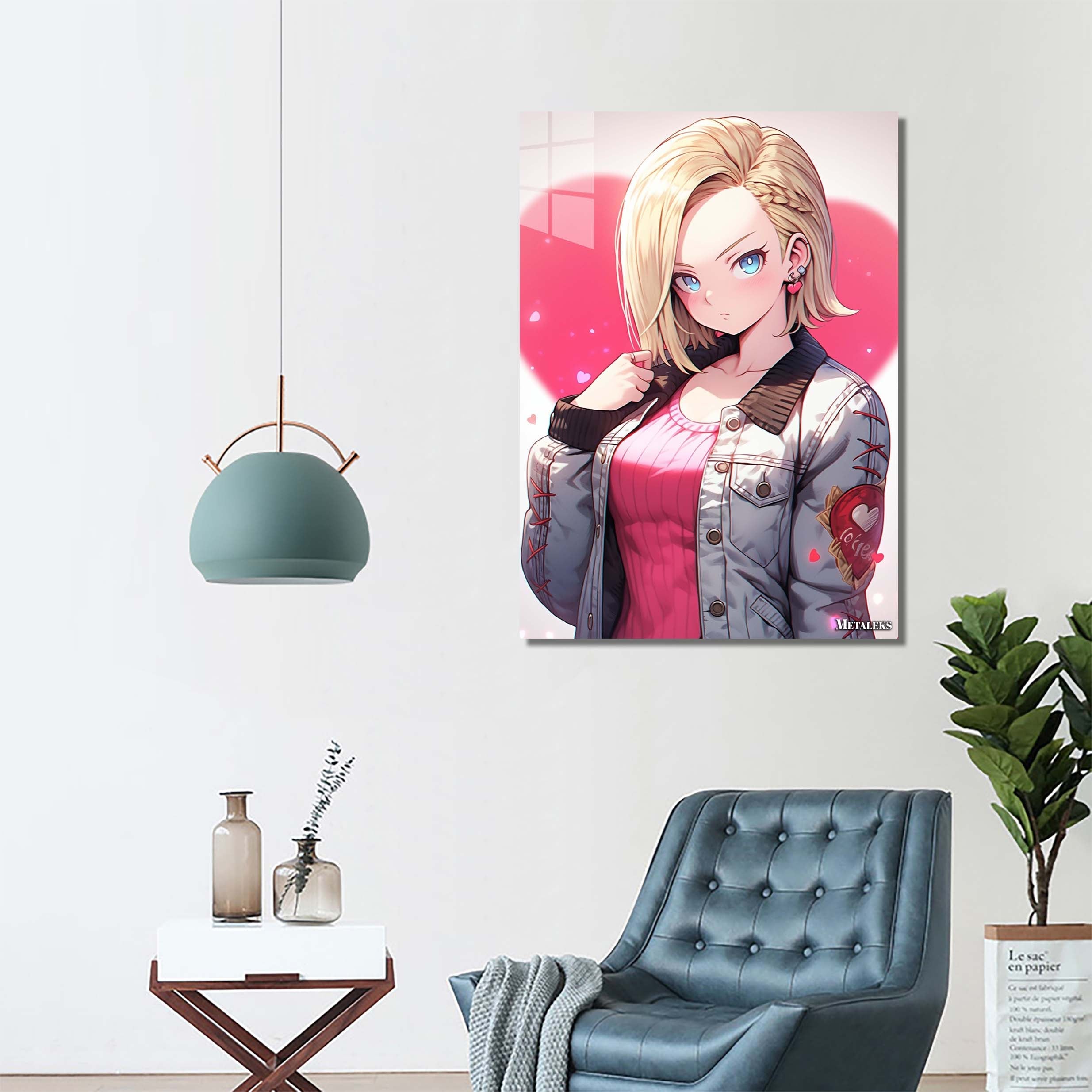Cybernetic Symphony_ Android 18's Silent Adventure-designed by @theanimecrossover