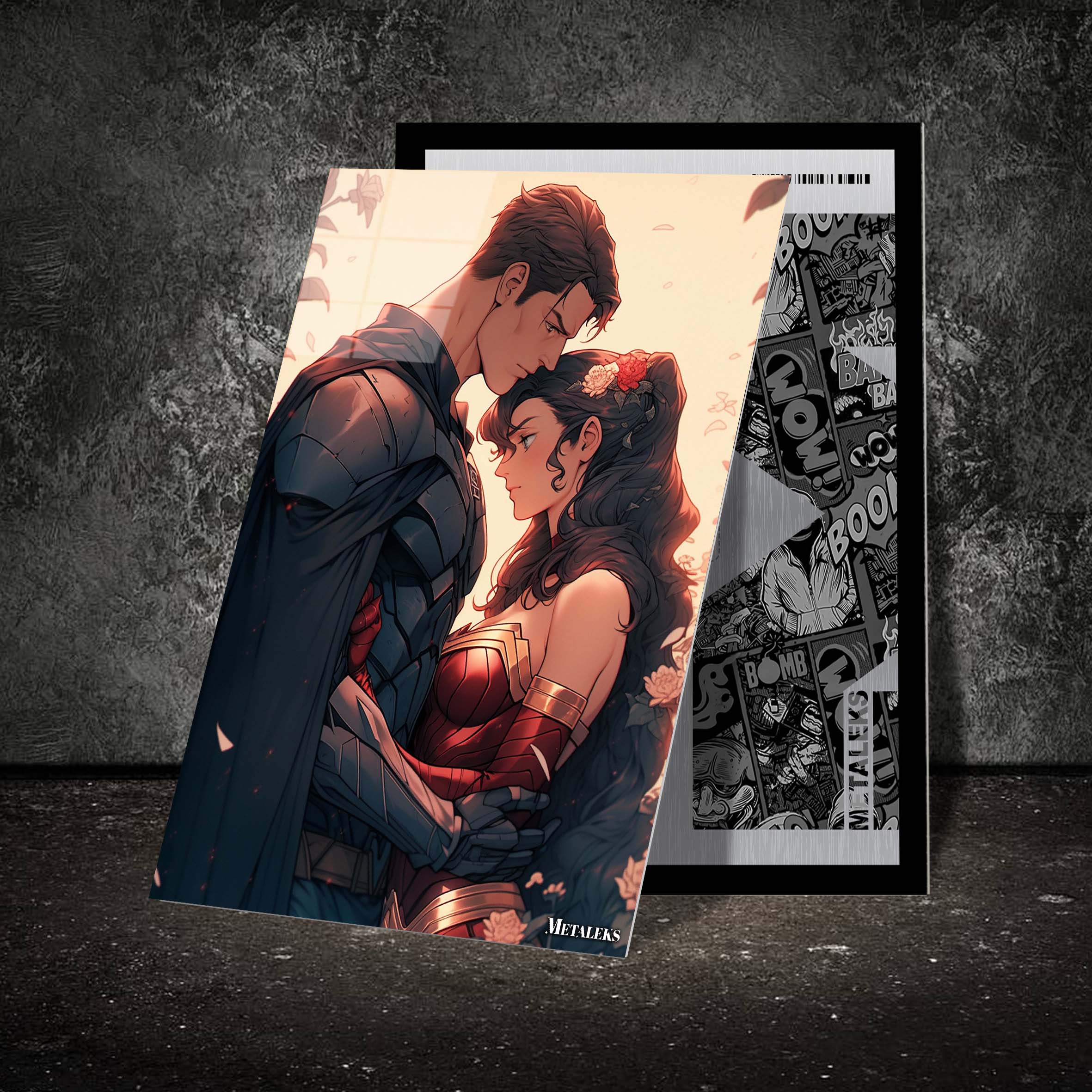 Dark Knight's Amazon_ Batman and Wonder Woman's Heroic Affair-designed by @theanimecrossover