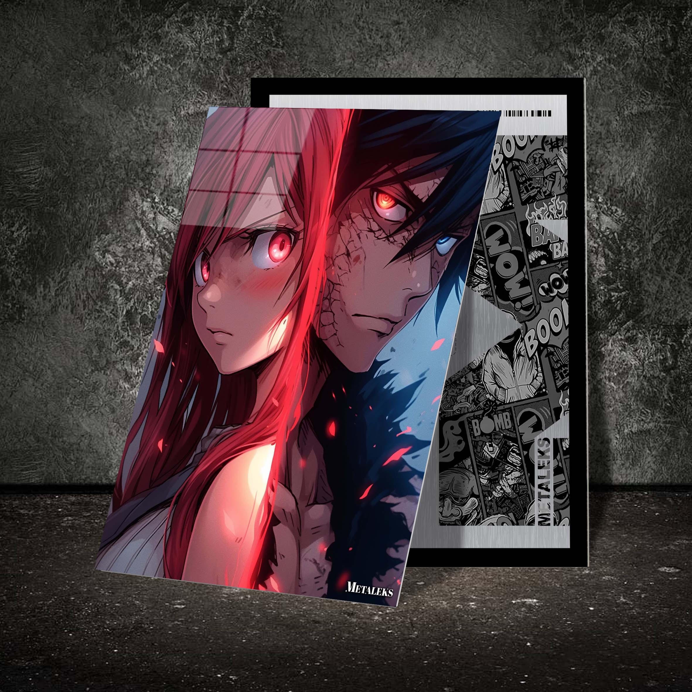 Fairy Tail's Frozen Hearts_ Gray and Erza's Magical Symphony-designed by @theanimecrossover