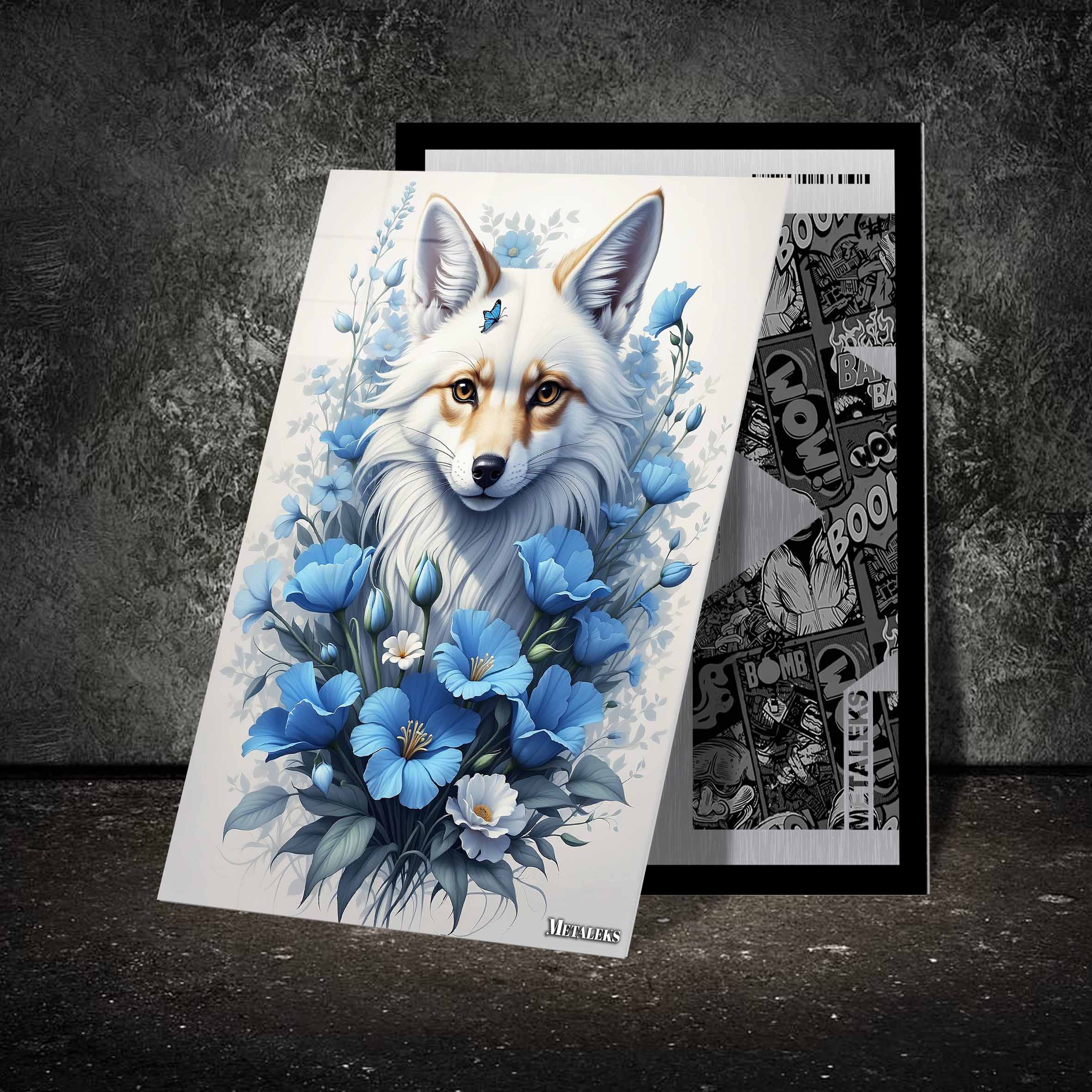 Floral Fox: Whimsical Wilderness-designed by @maximise