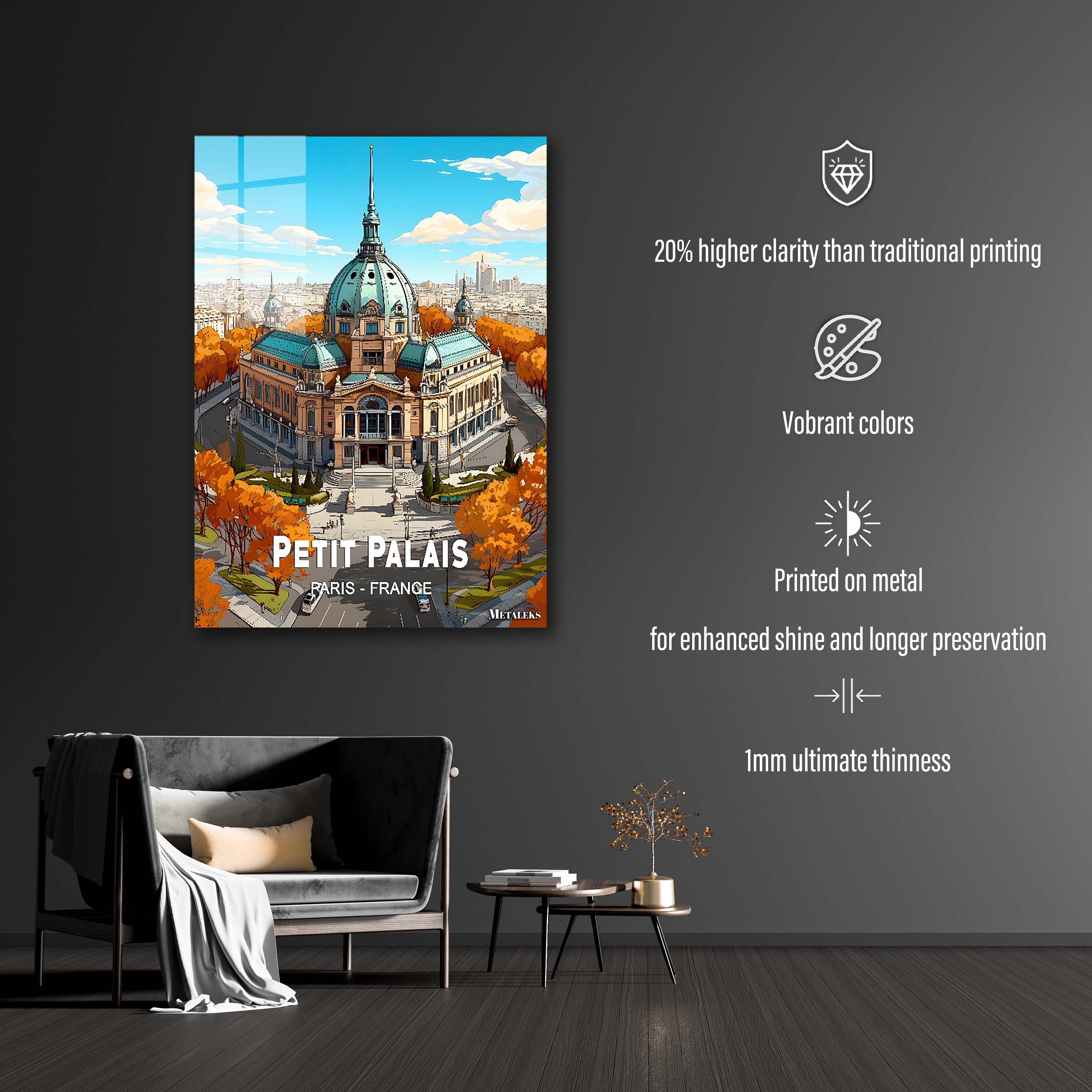 France - Paris - Petit Palais-designed by @Travel Poster AI