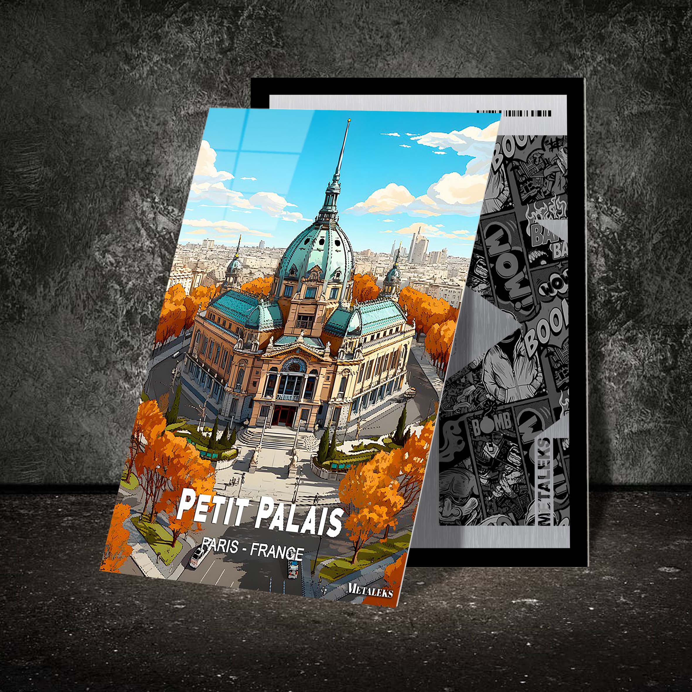 France - Paris - Petit Palais-designed by @Travel Poster AI