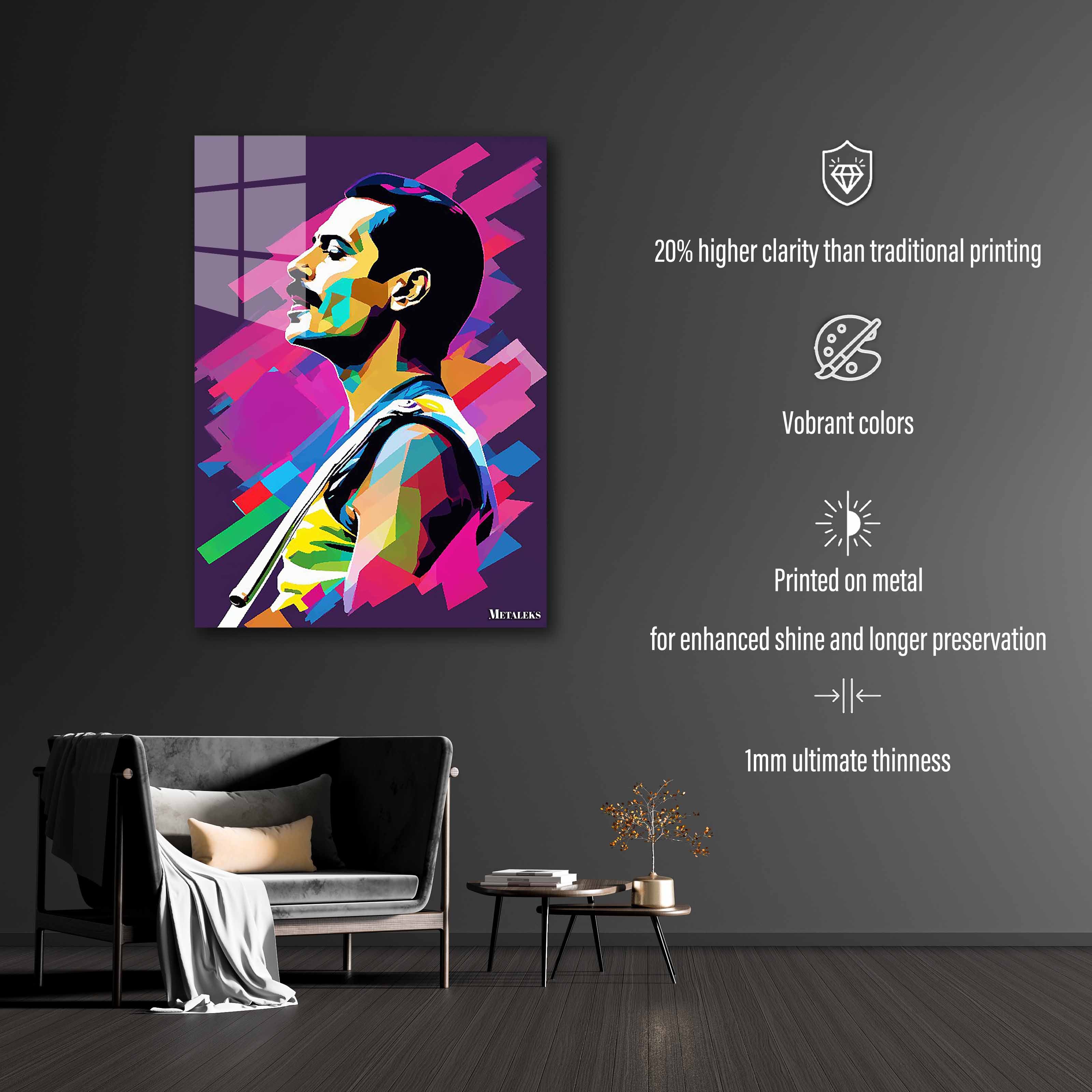 Freddie Mercury Pop Art 1-designed by @ALTAY