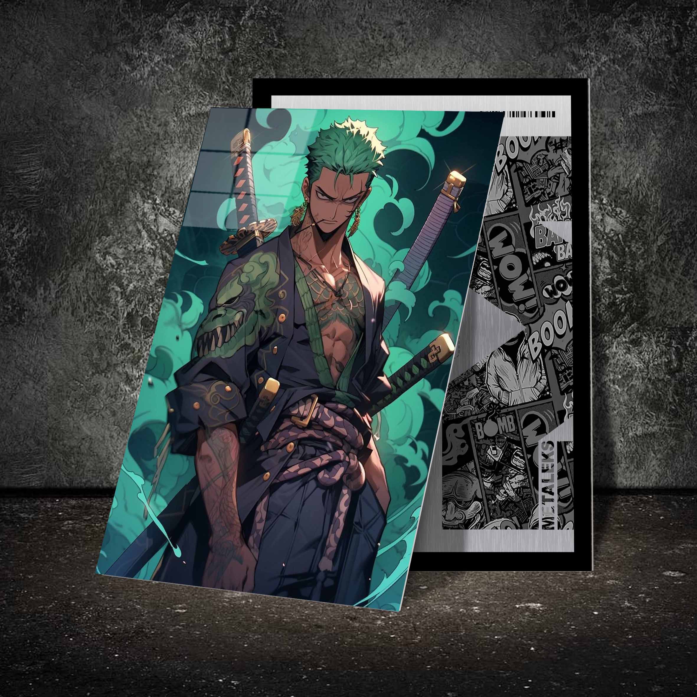 Green Demon's Fury_ Zoro's Unleashed Power