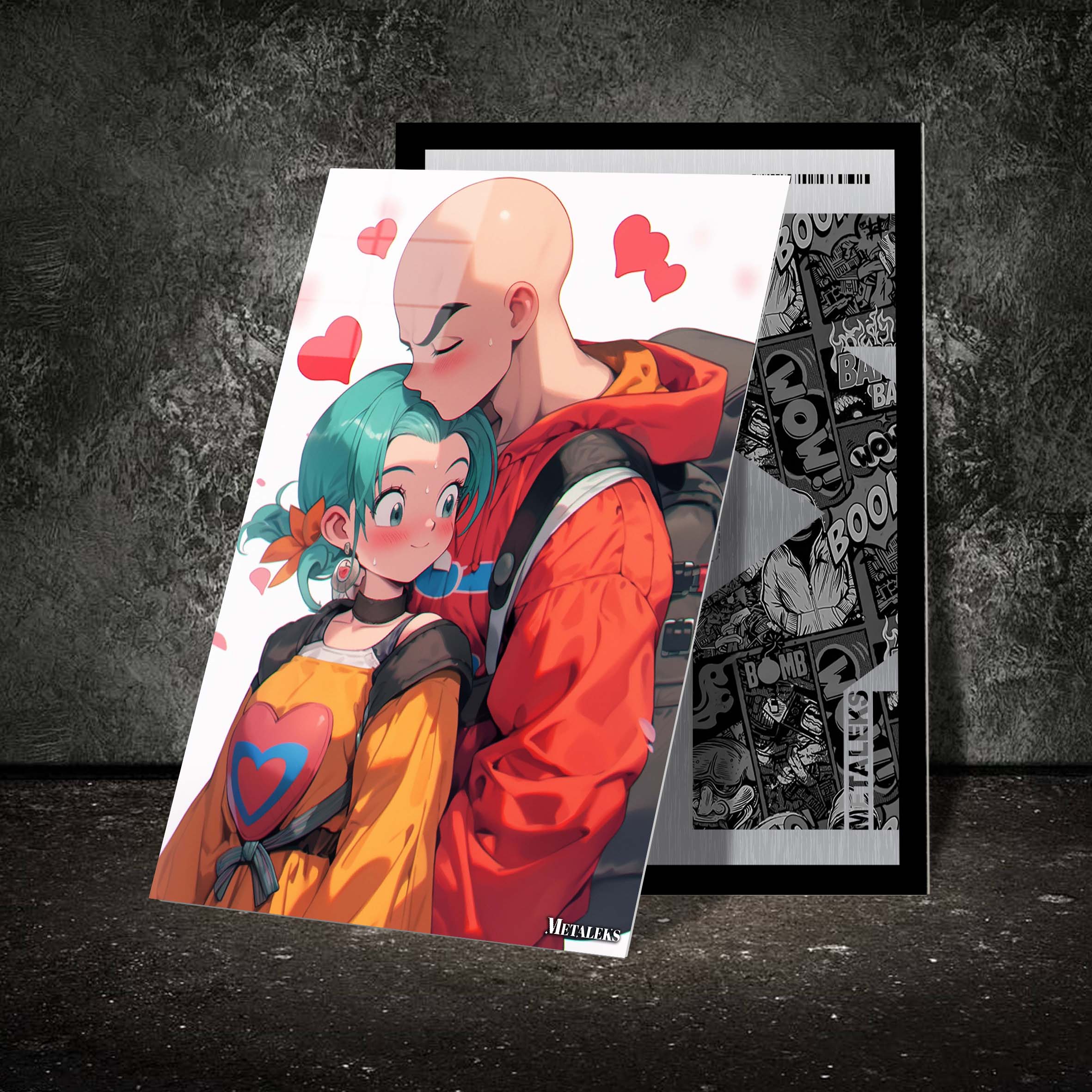 Kame House Chronicles_ Krillin and Bulma's Coastal Connection-designed by @theanimecrossover