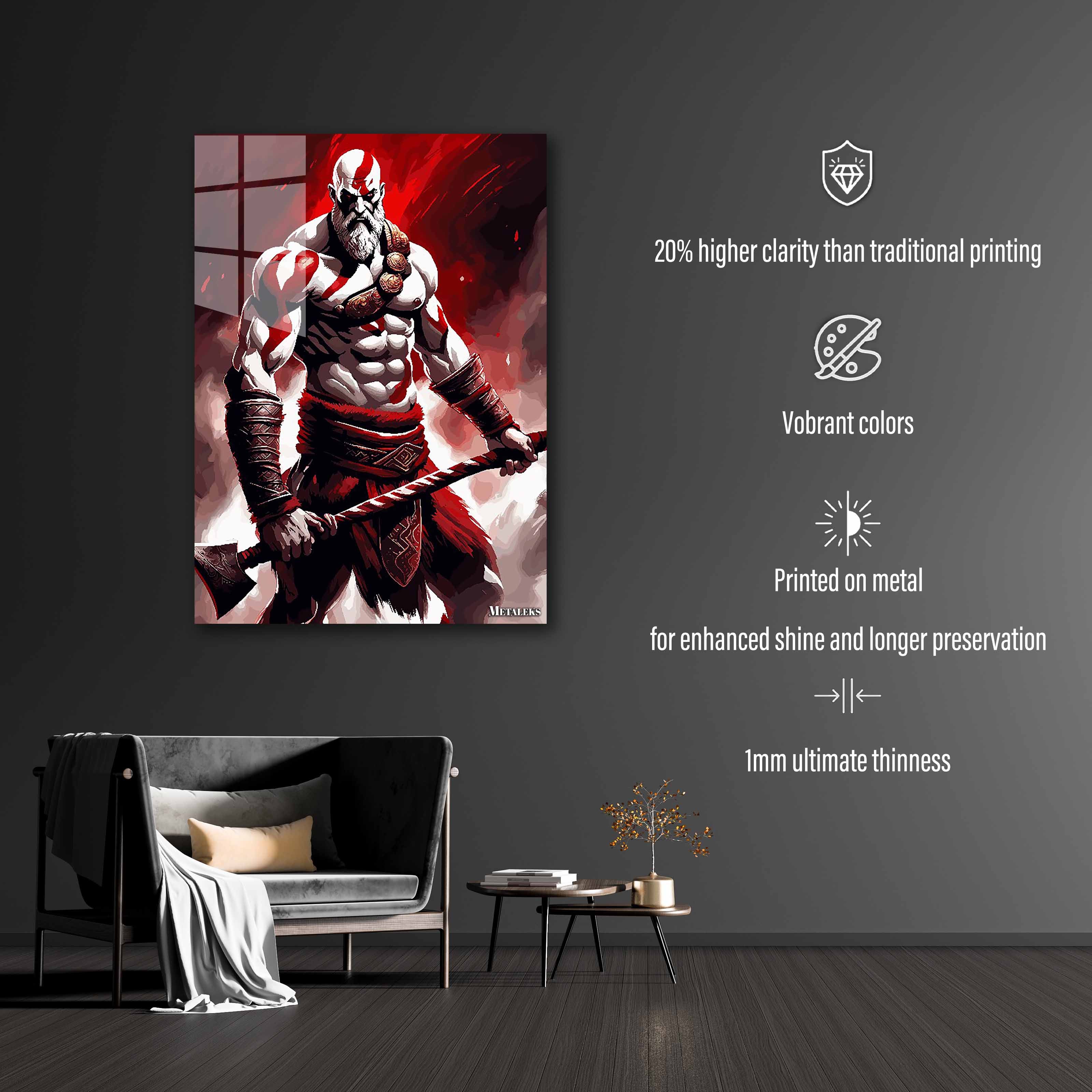Kratos The God of War-designed by @ALTAY