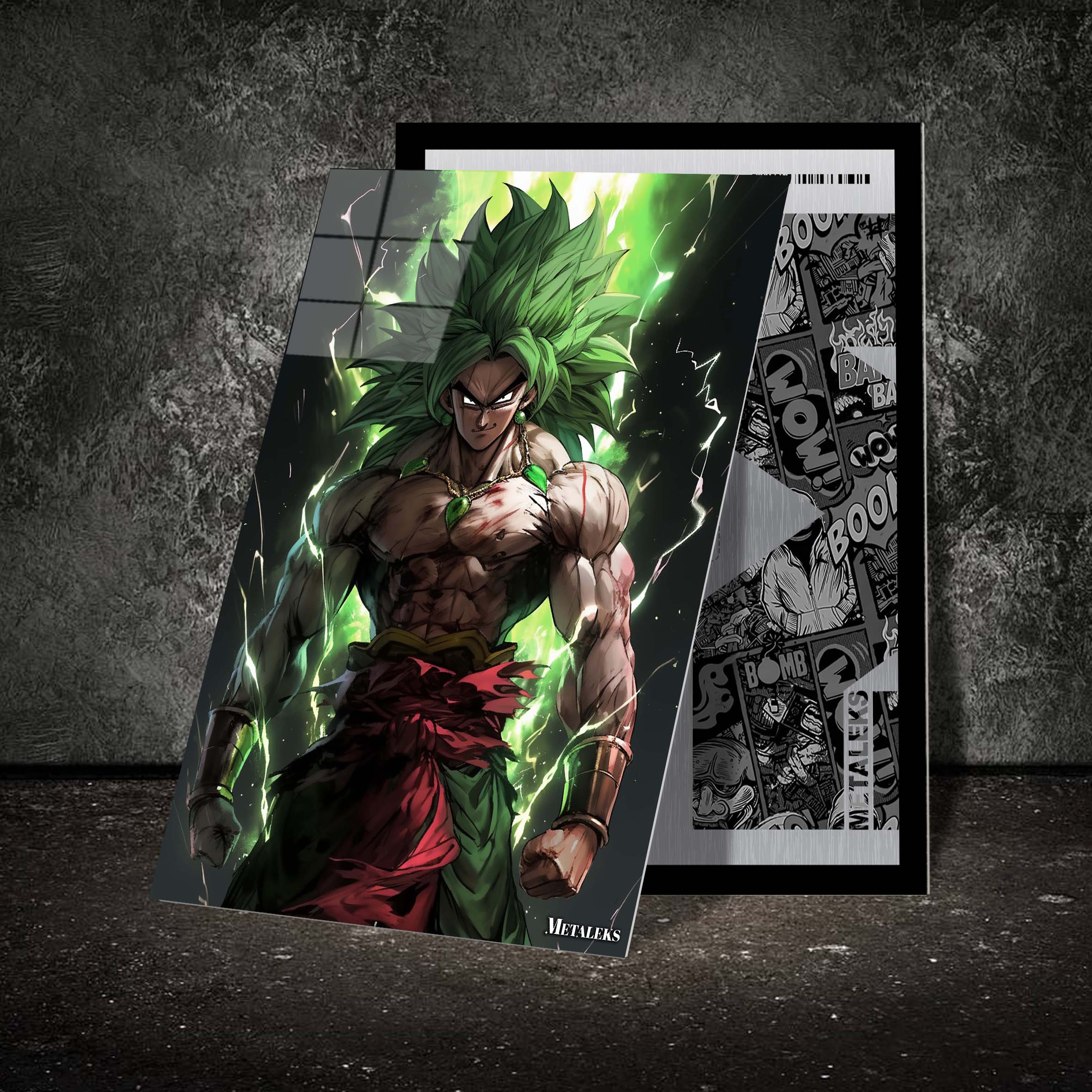 Legendary Fury_ Broly's Rampage Across the Cosmos-designed by @theanimecrossover