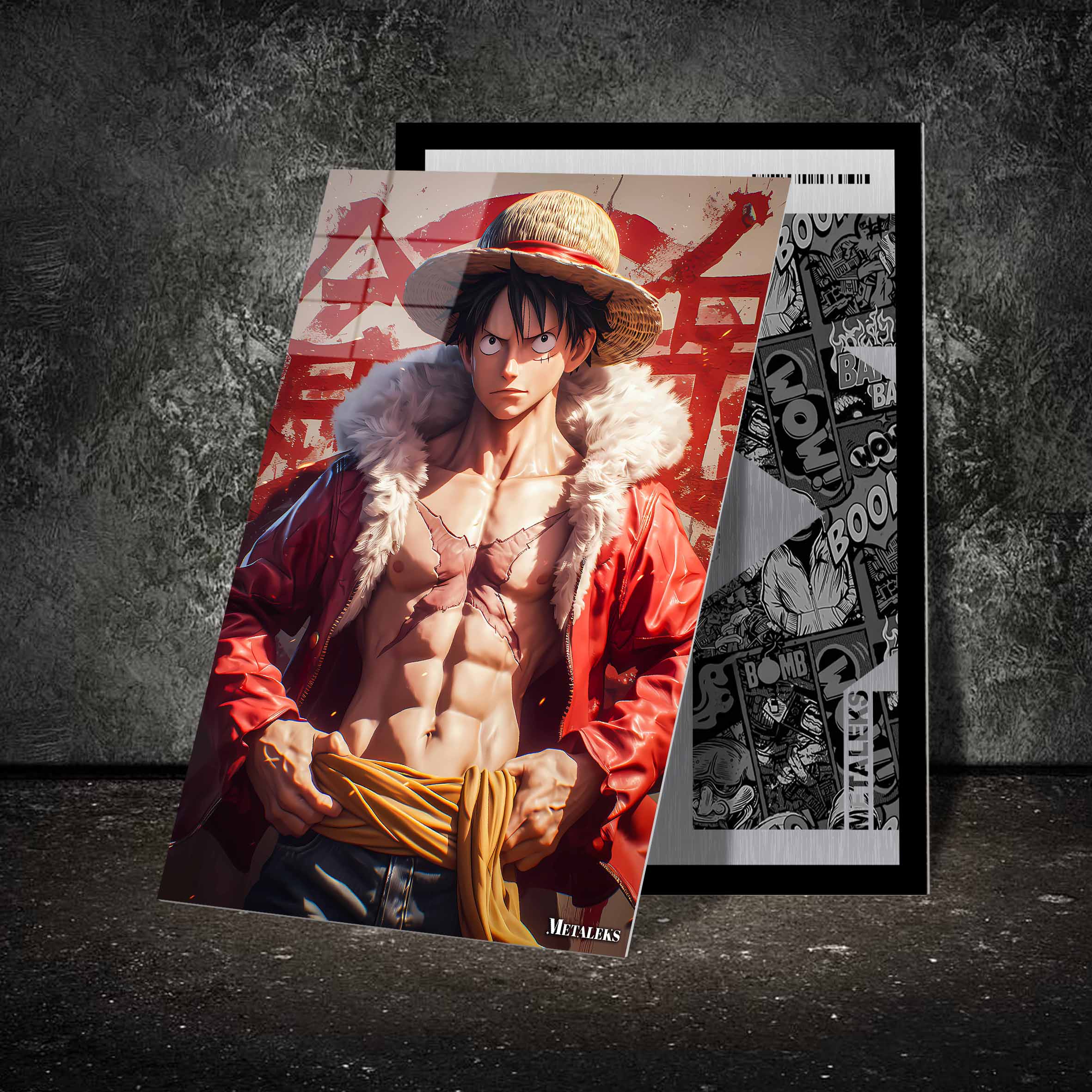 Monkey D. Luffy Casual - One Piece-designed by @flux_ani