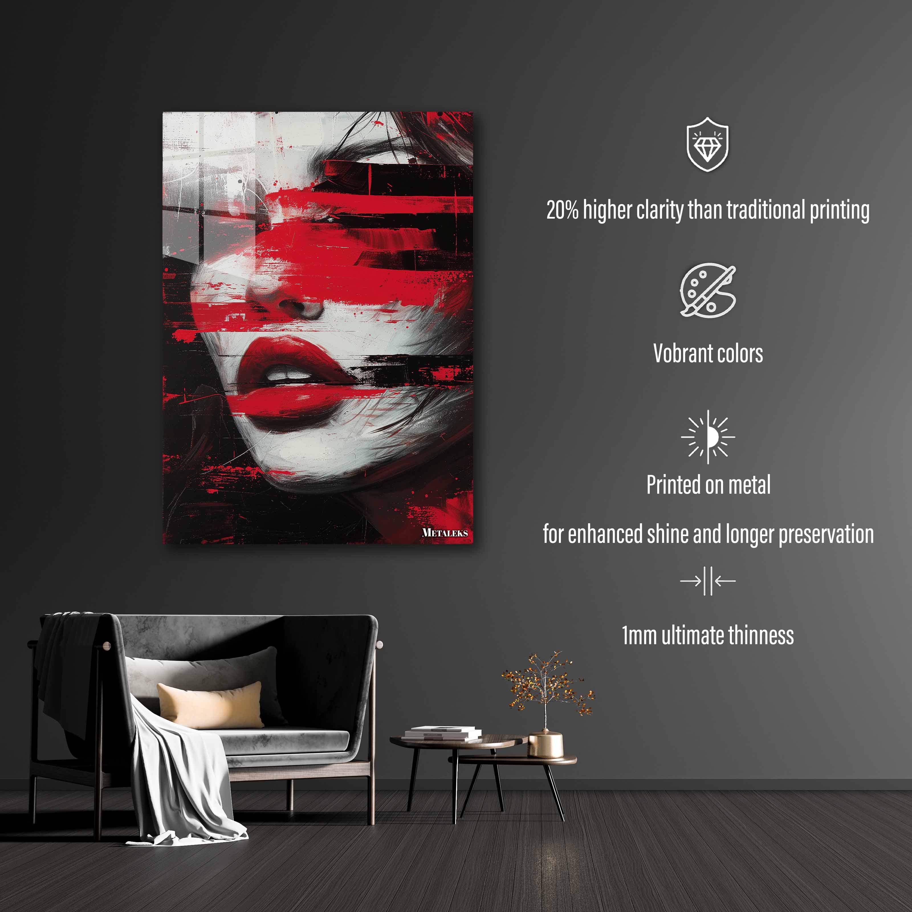 Red Lips-designed by @Happy Cloud art
