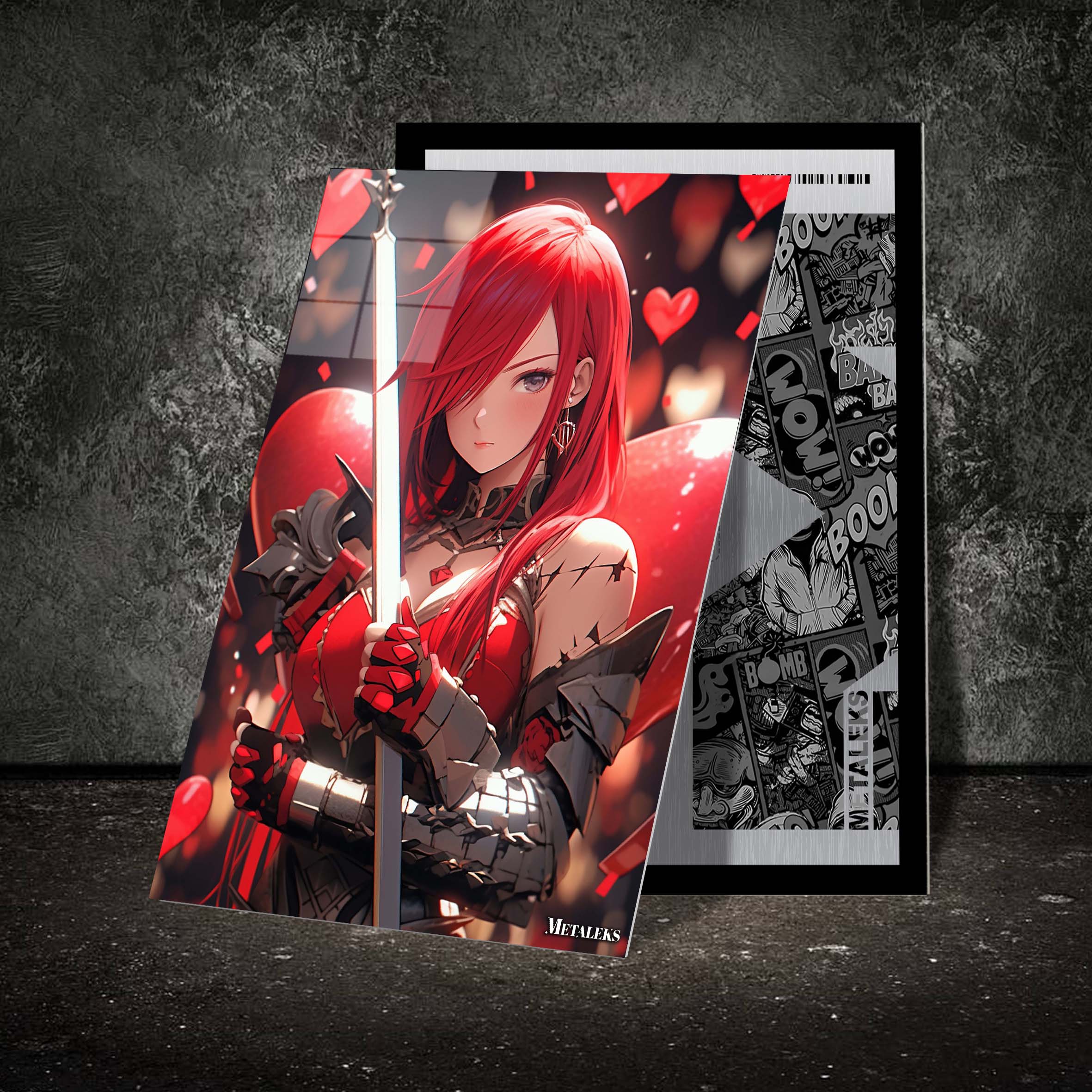 Scarlet Knight_ Erza's Unyielding Resolve-designed by @theanimecrossover