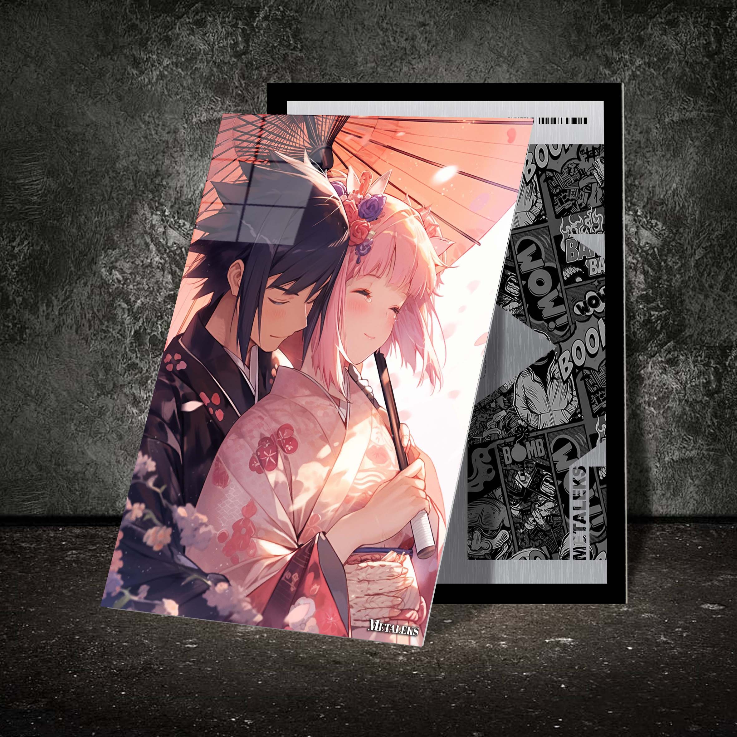 Sharingan and Sakura_ Sasuke and Sakura's Ninja Romance-designed by @theanimecrossover