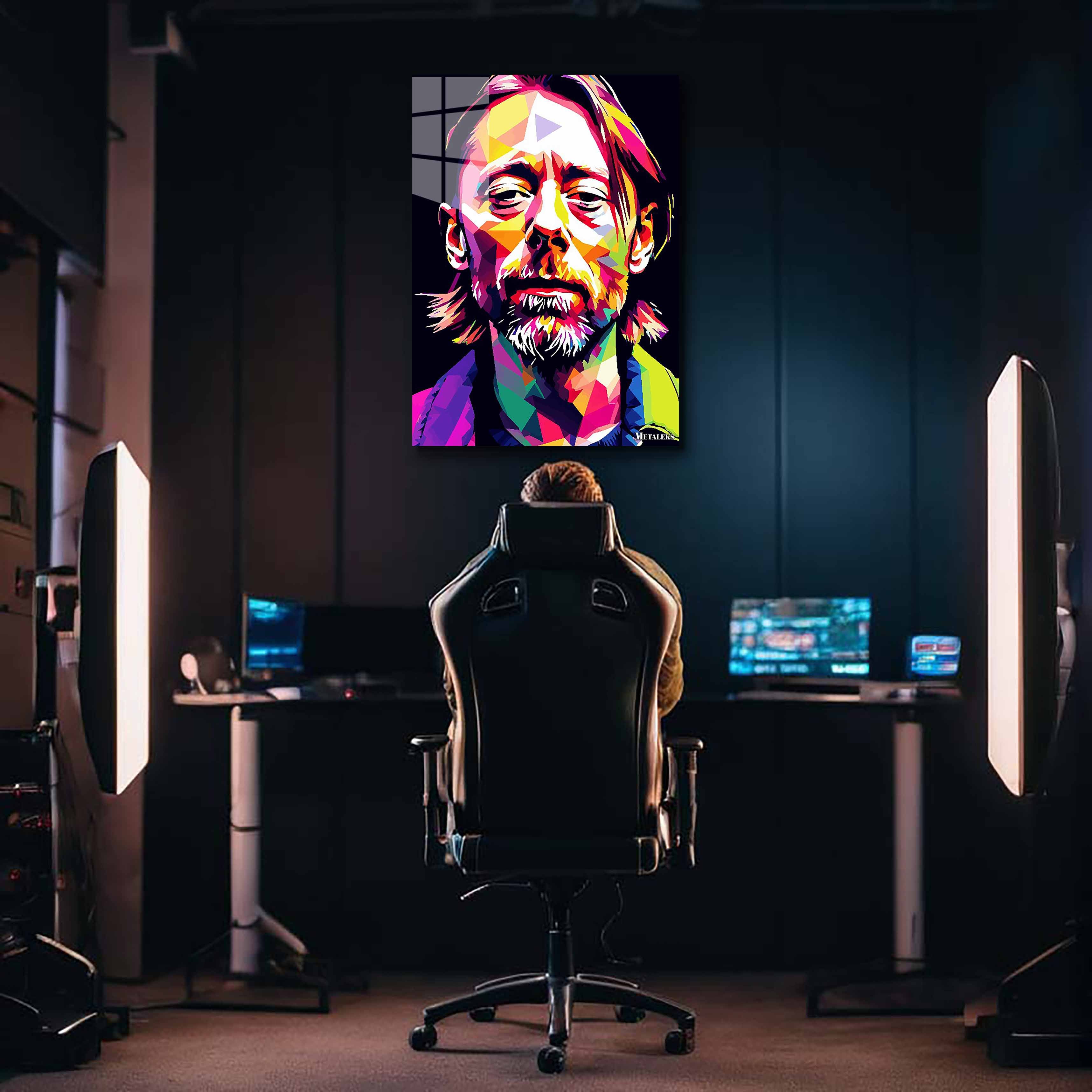 Thom Yorke Pop Art-designed by @ALTAY