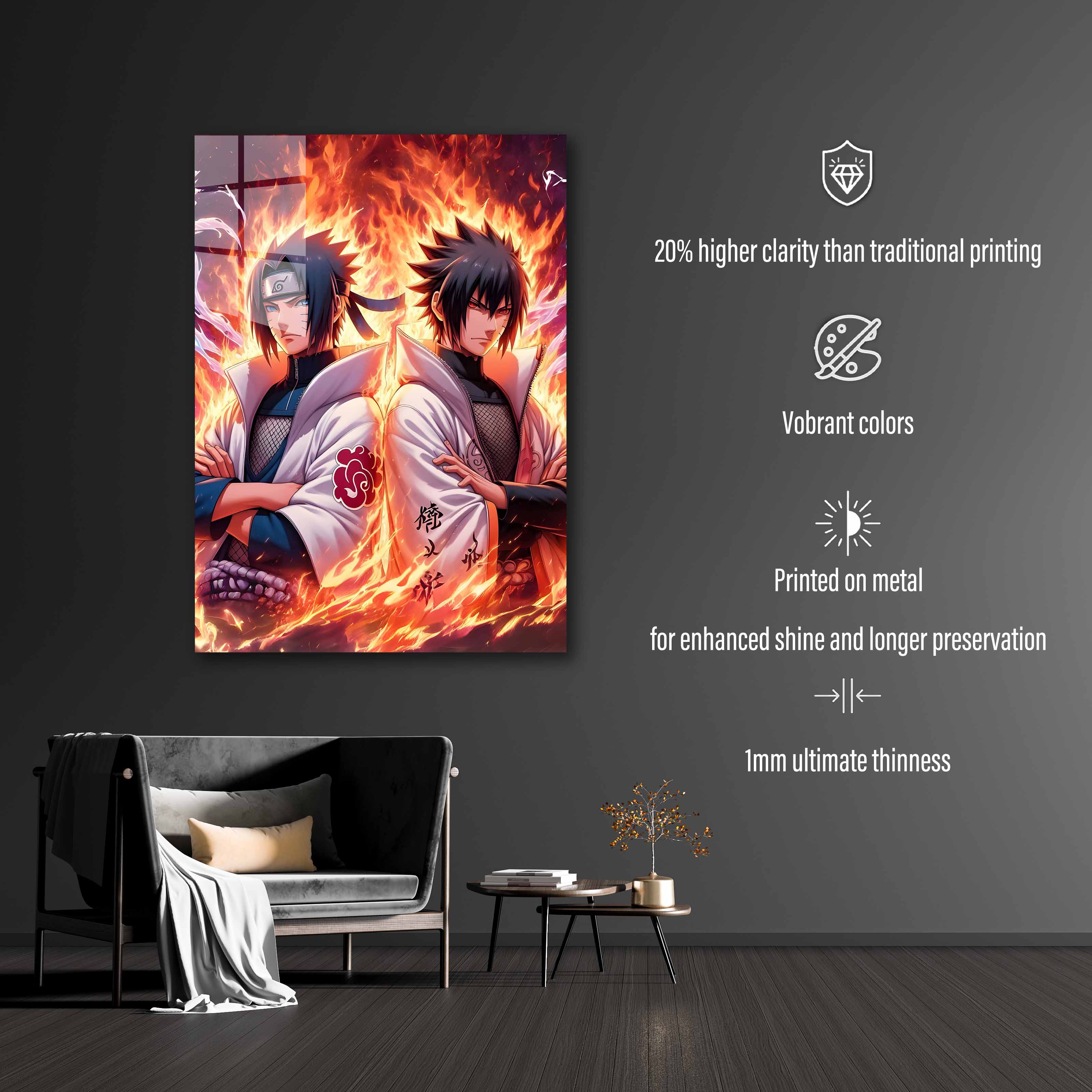 Uchiha Aluminum selling Print