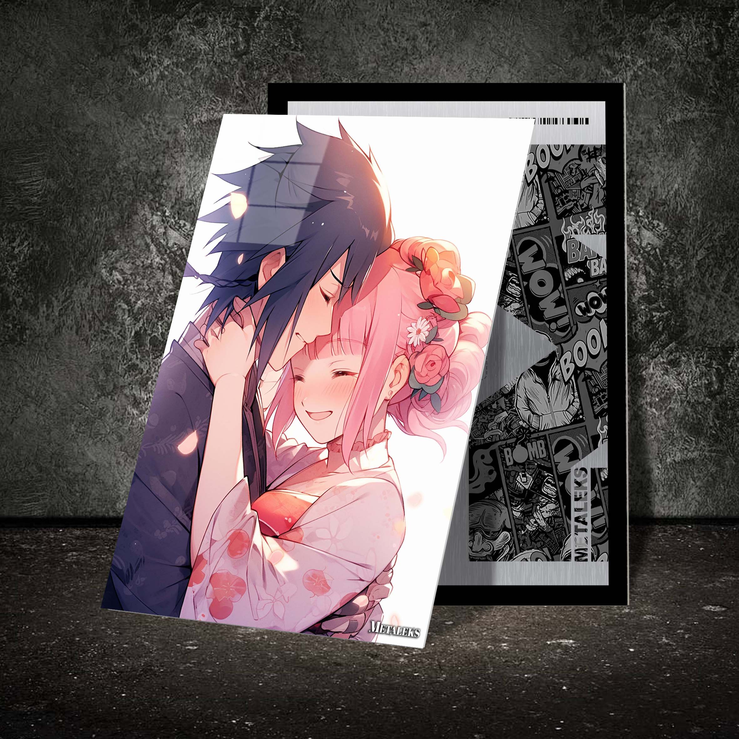 Uchiha's Blossom_ Sasuke and Sakura's Enduring Love-designed by @theanimecrossover