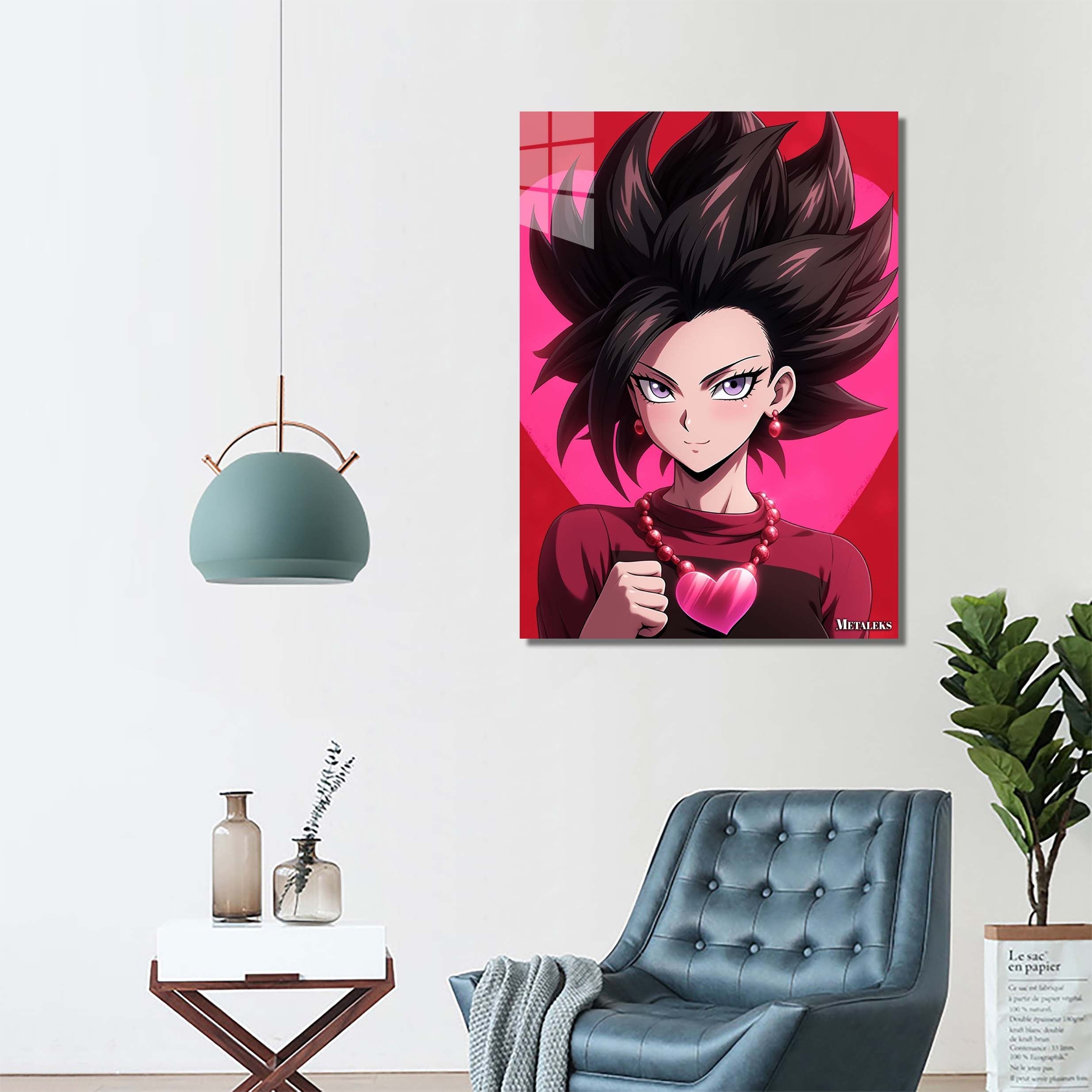 Unyielding Flames_ Caulifla's Fiery Odyssey-designed by @theanimecrossover