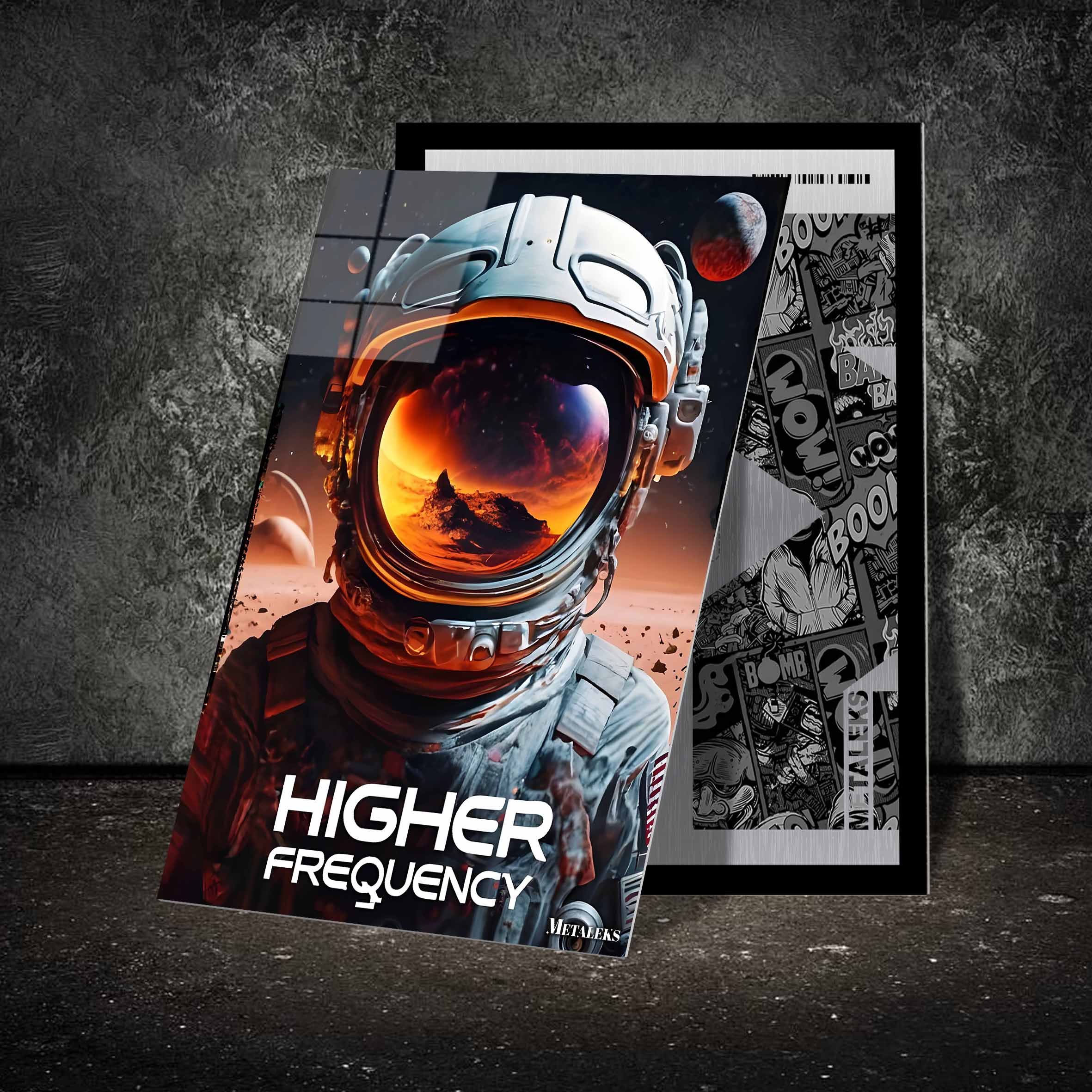 astronaut higher frequency-designed by @Beat art