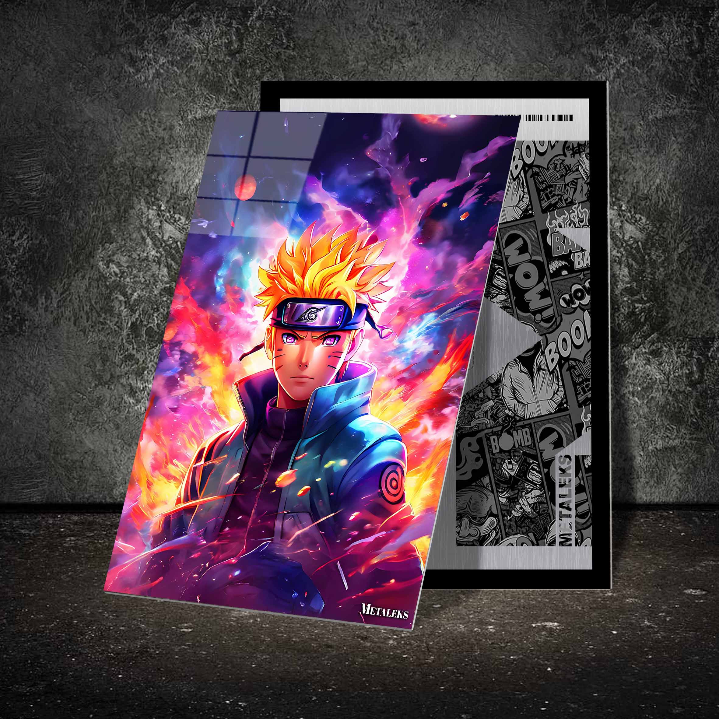 naruto ful color raimbow-designed by @Ron Art