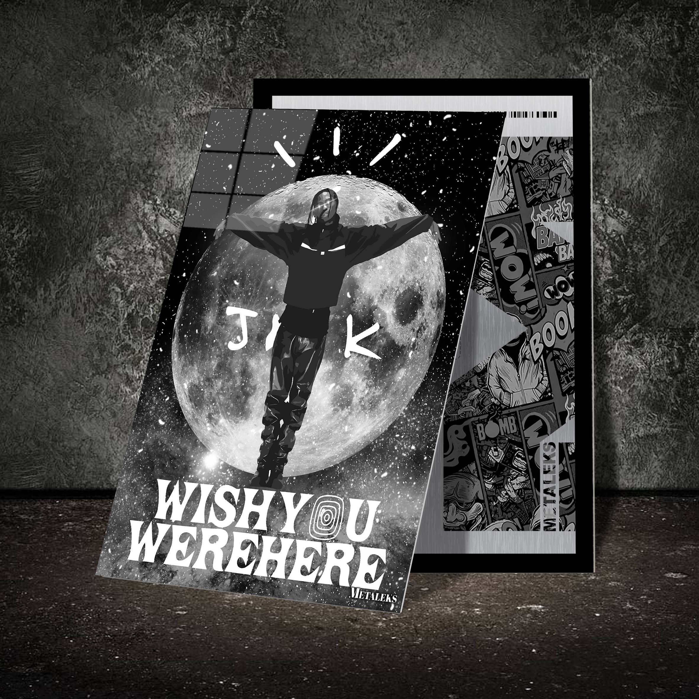 wish you here-designed by @snekhype